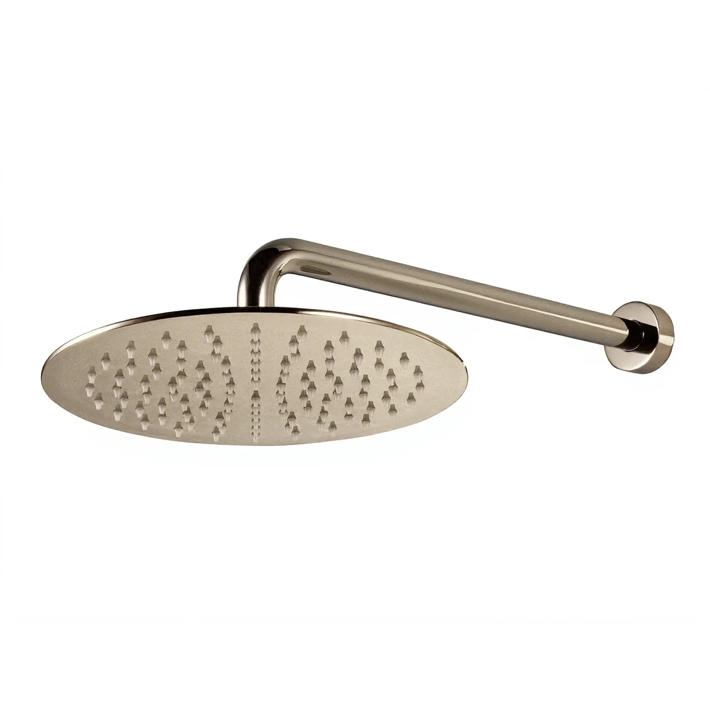 Douche de tête anticalcaire avec bras mural - Treemme Albatros - IT 6586 CC ZZ VS - Nickel brossé (NF)