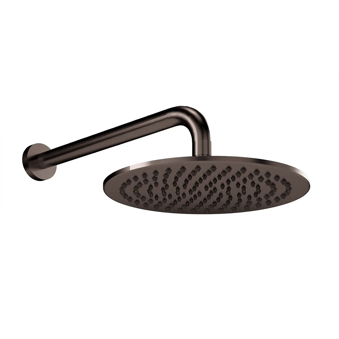 Douche de tête anticalcaire avec bras mural - Treemme 22mm - IT 6599 IS ZZ VS - Gun Metal-PVD (PVD01)
