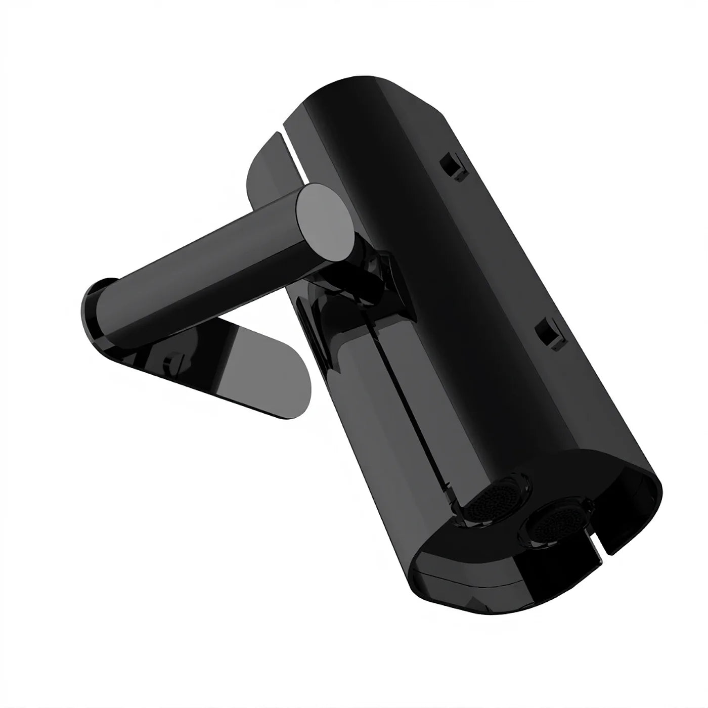 Douche de tête anticalcaire avec bras mural - Treemme Shower and Thermostatic - IT 9B70 CC ZZ CR - Noir opaque (NN)