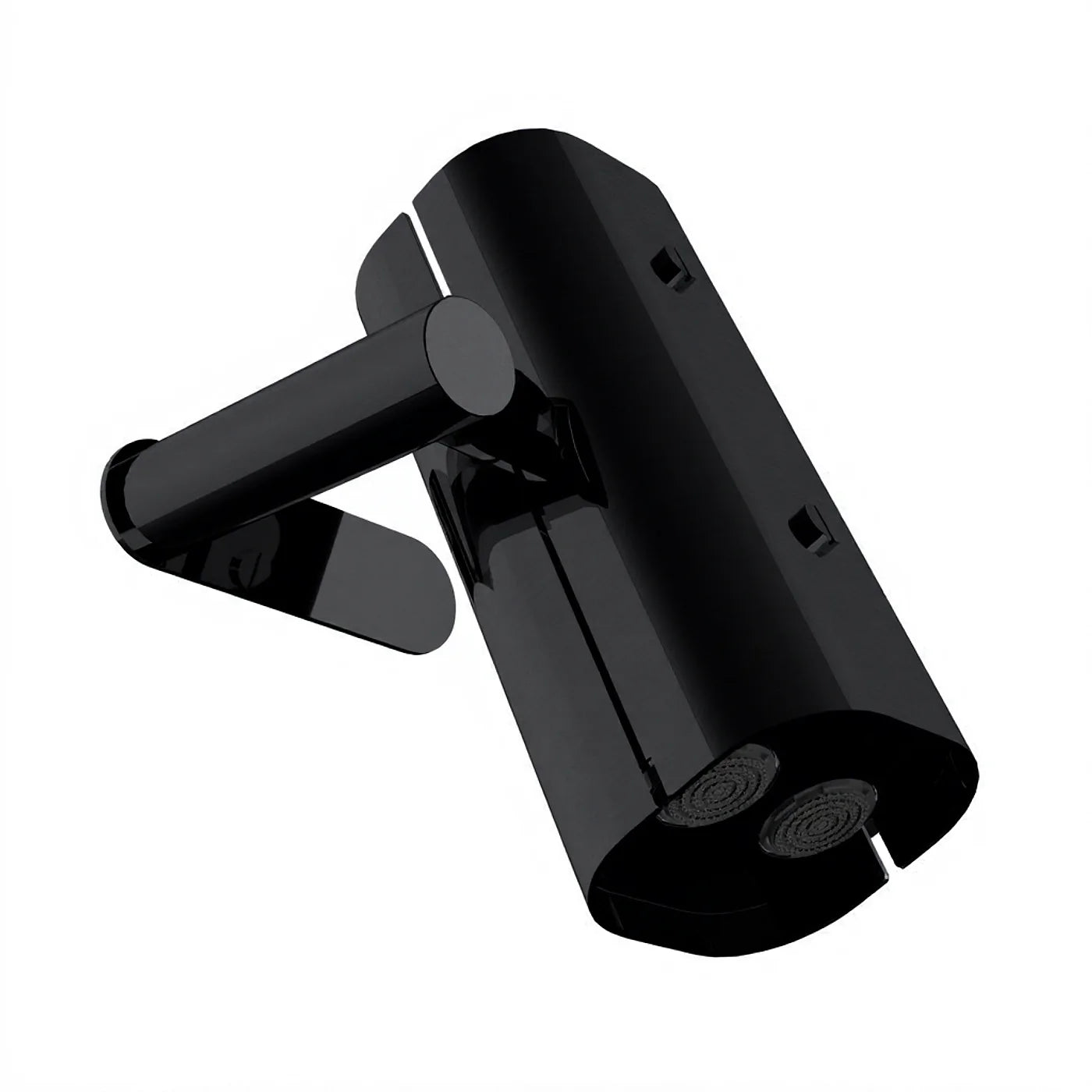 Douche de tête anticalcaire avec bras mural - Treemme Shower and Thermostatic - IT 9B70 CC ZZ ZZ - Noir chromé brossé (CZ)