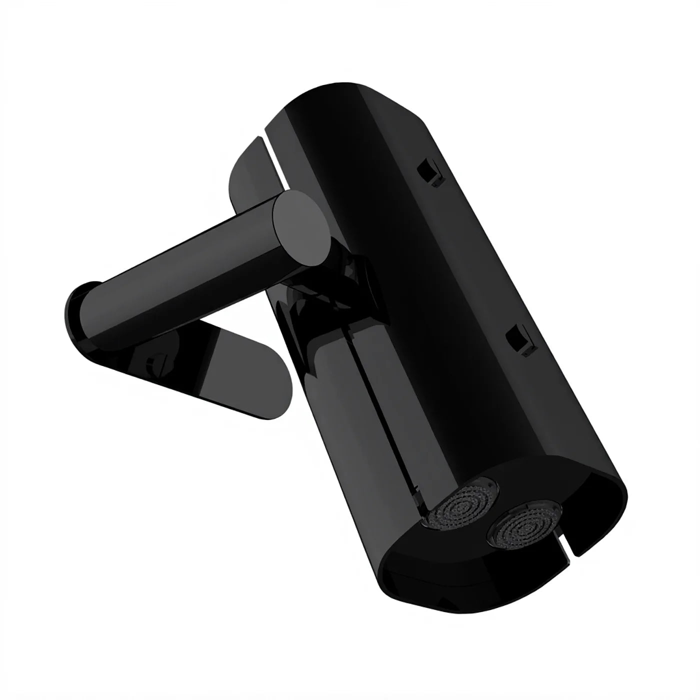 Douche de tête anticalcaire avec bras mural - Treemme Shower and Thermostatic - IT 9B70 CC ZZ ZZ - Noir opaque (NN)