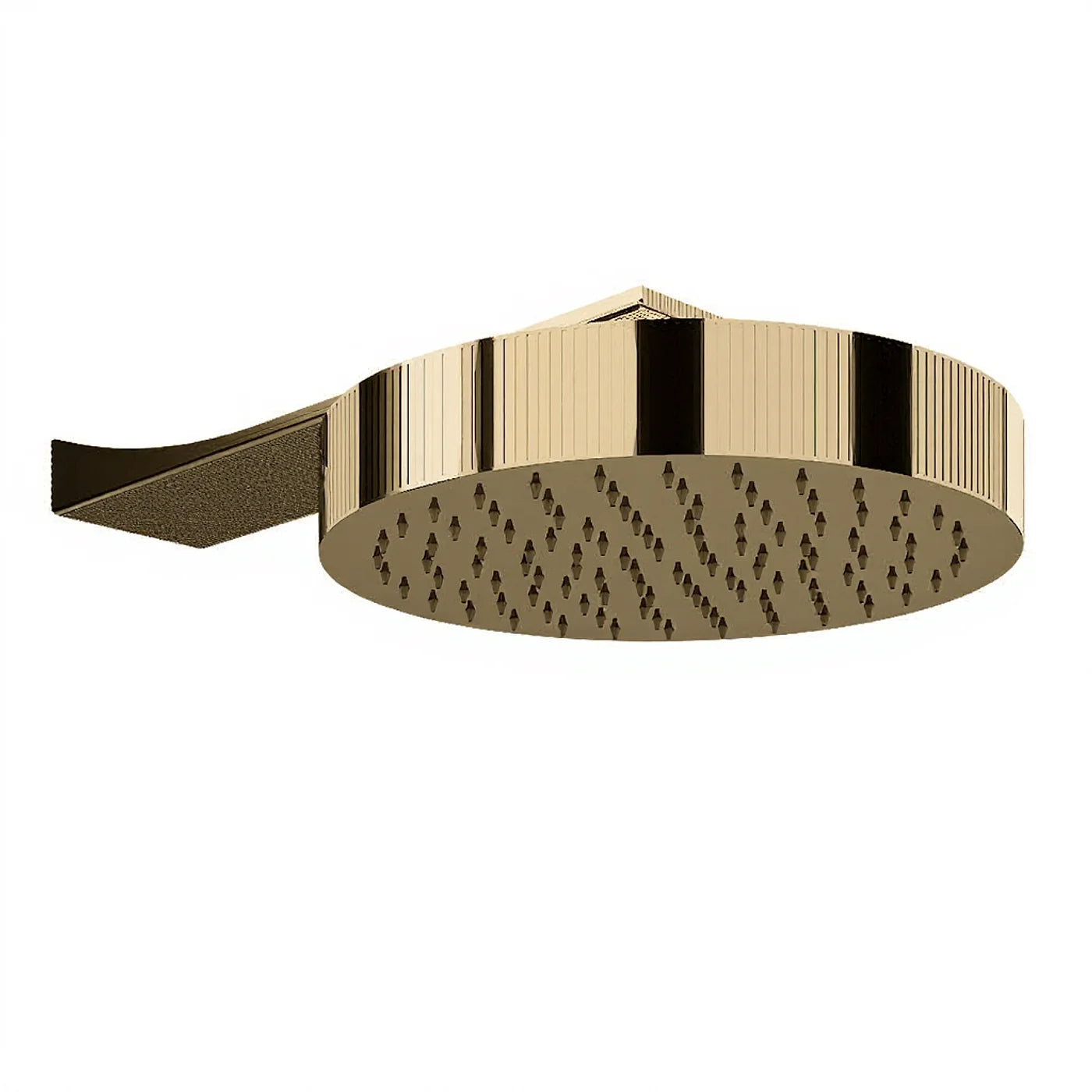 Douche de tête anticalcaire avec bras mural - Treemme Appia - IT RTBR 380 CC - Noir chromé brossé (CZ)