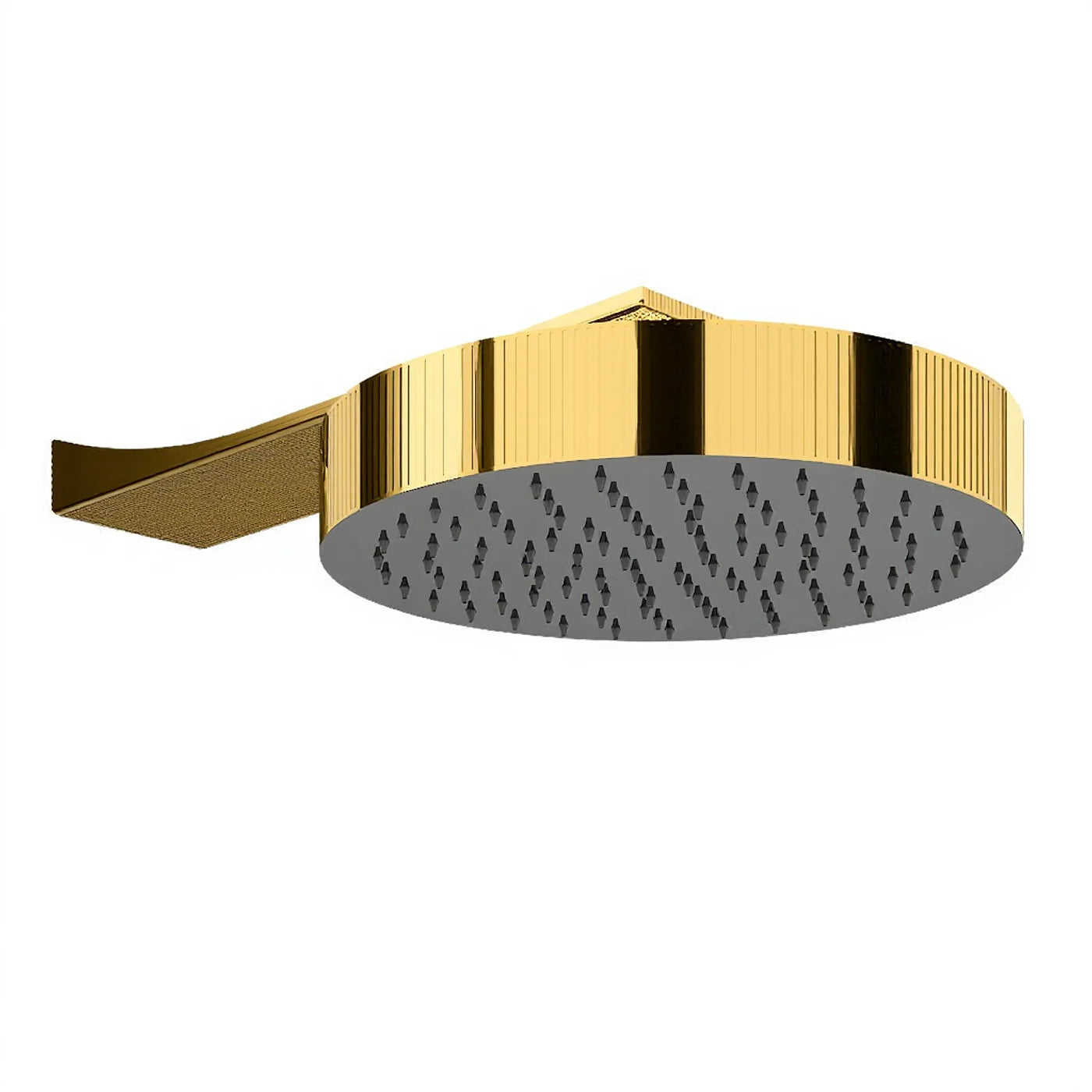 Douche de tête anticalcaire avec bras mural - Treemme Appia - IT RTBR 380 CC - Or 24 (DD)