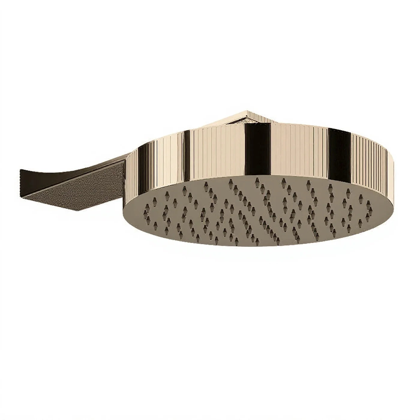 Douche de tête anticalcaire avec bras mural - Treemme Appia - IT RTBR 380 CC - Nickel brossé (NF)