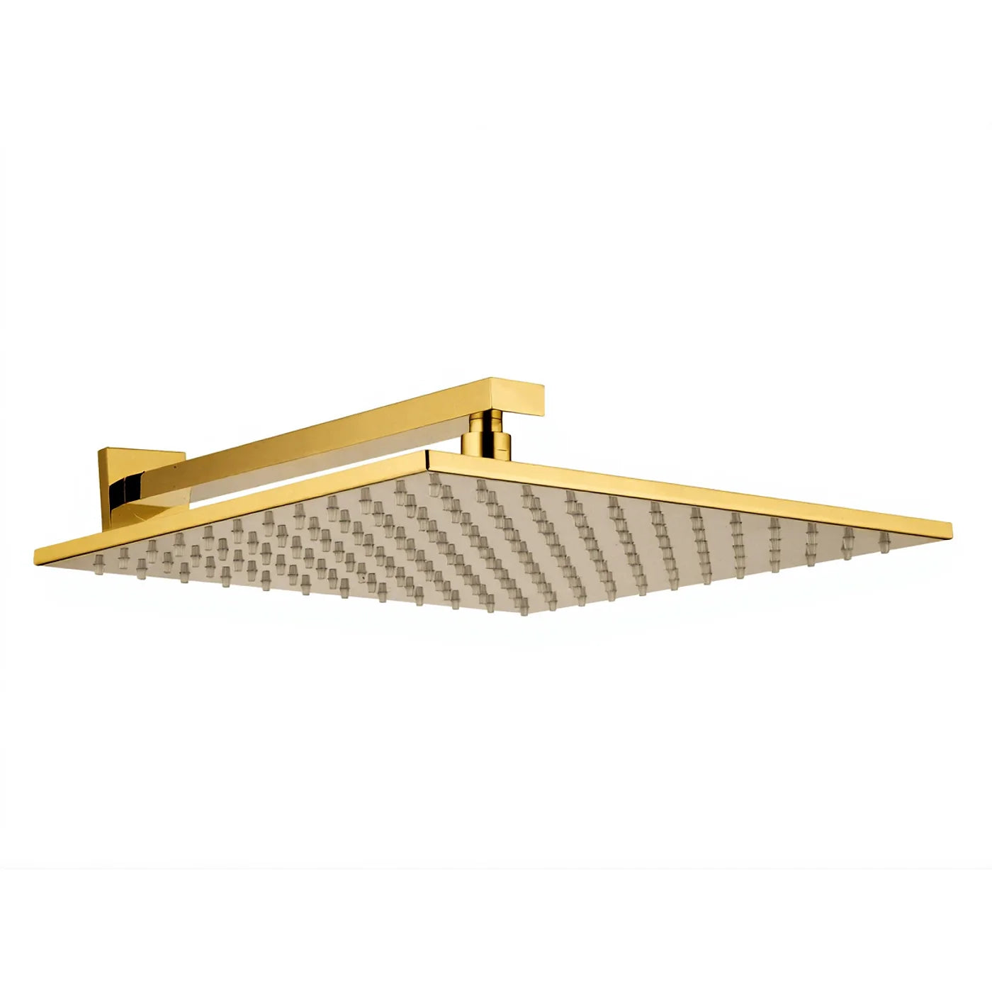 Douche de tête anticalcaire avec bras mural - Treemme Q30 - RWIT 5607 CC 01 - Laiton brossé (UZ)