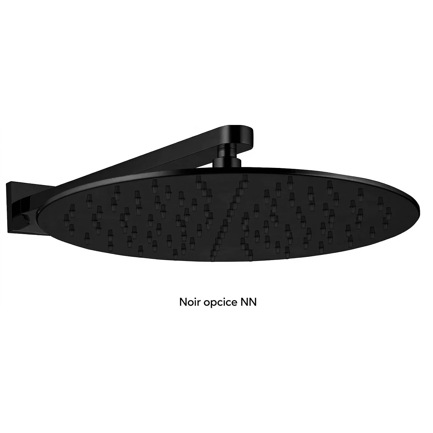 Douche de tête anticalcaire avec bras mural - Treemme Shower and Thermostatic - RWIT 6207 CC 01 - Noir opaque (NN)