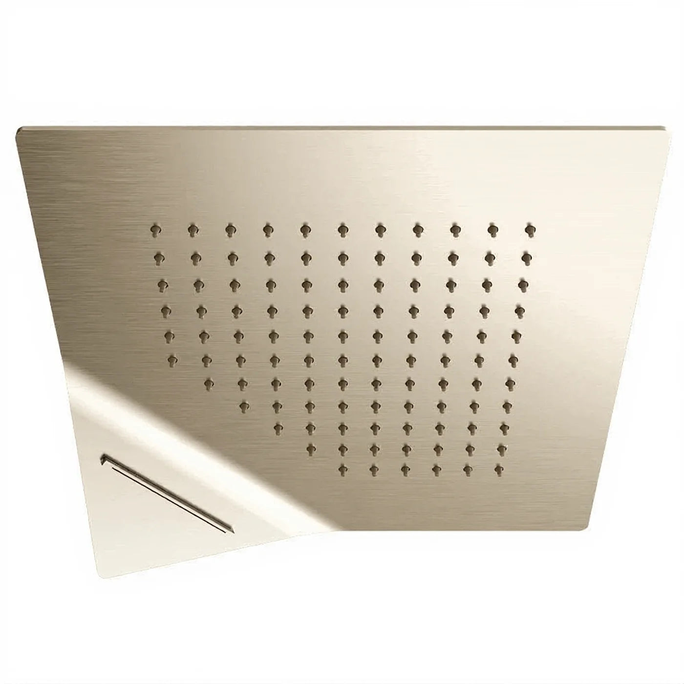 Douche de tete au plafond 280 x 280 mm - Treemme Shower and Thermostatic - IT RTBR 406 CC - Nickel brossé (NF)