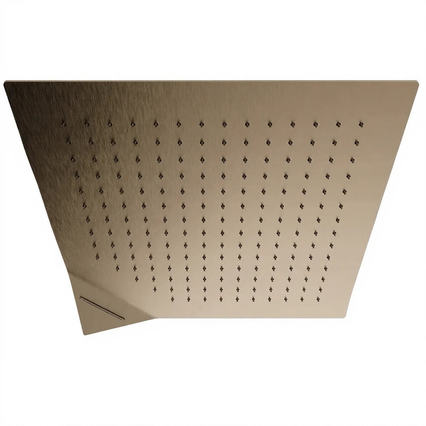 Douche de tete au plafond 450 x 450 mm - Treemme Shower and Thermostatic - IT RTBR 407 CC - Noir chromé poli (HH)