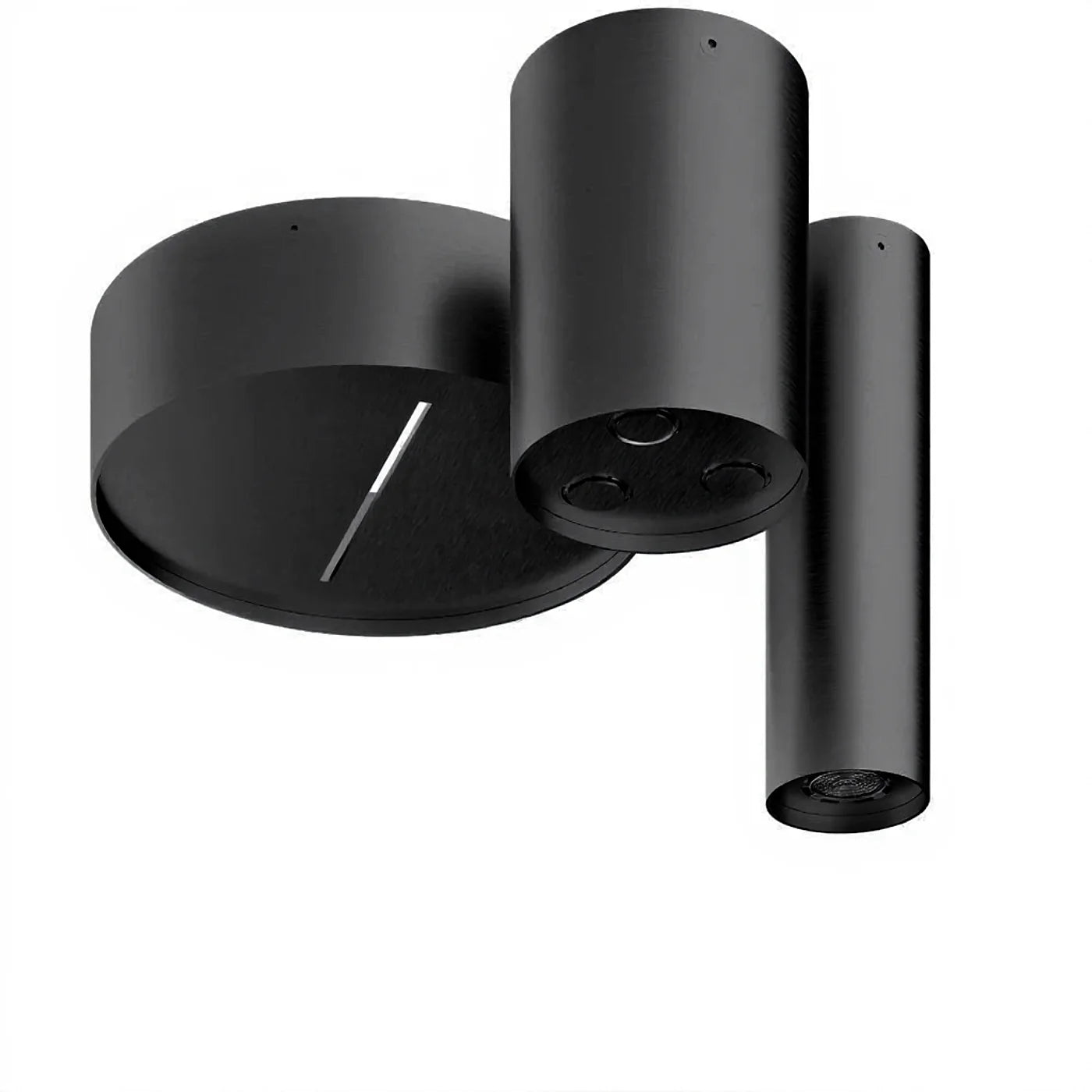 Douche de tête au plafond à 3 functions - Treemme Watertube - IT RTBR 409 IS - Gun Metal-PVD (PVD01)