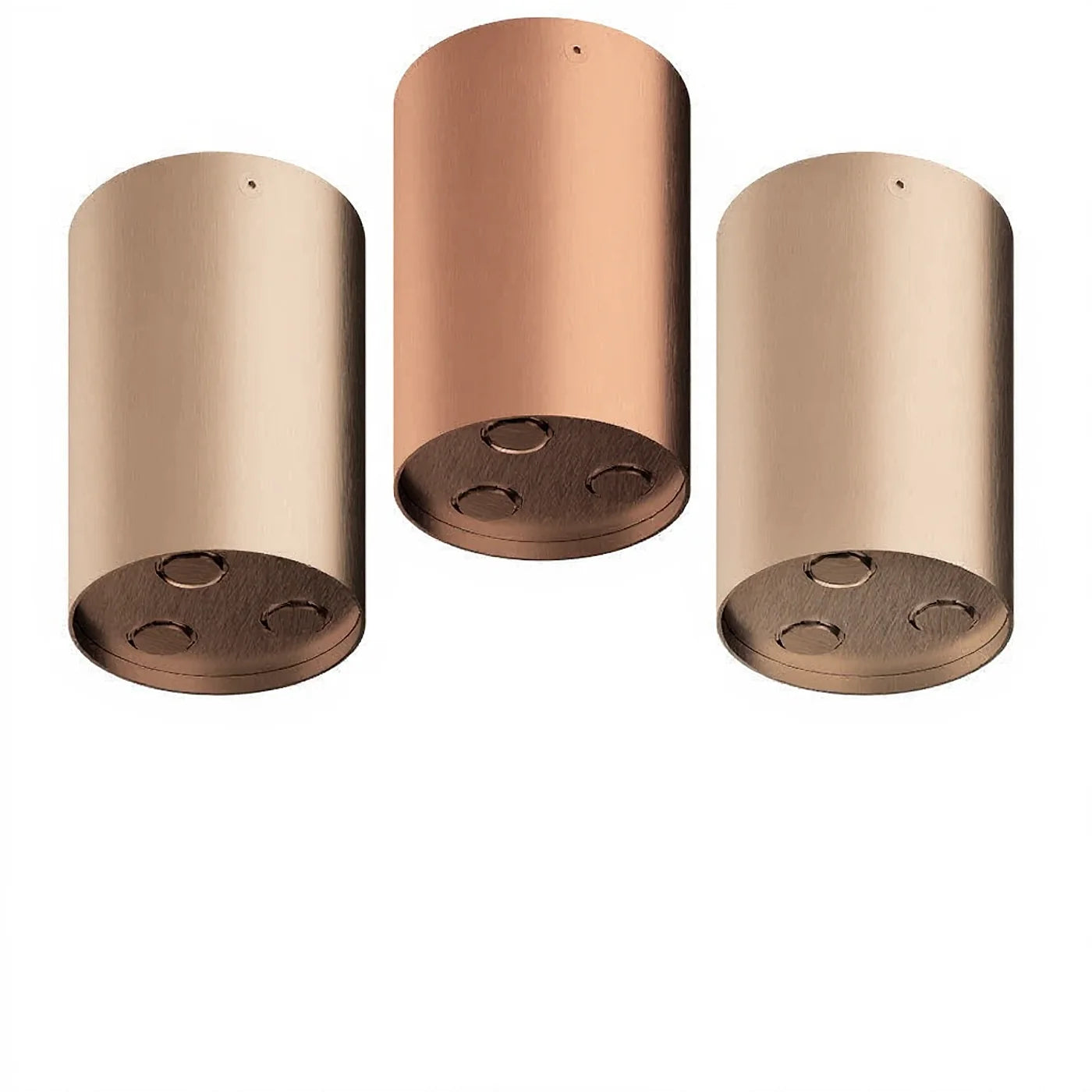 Douche de tête au plafond à 3 functions - Treemme Watertube - IT RTBR 420 IS - Bronze-PVD (PVD03)