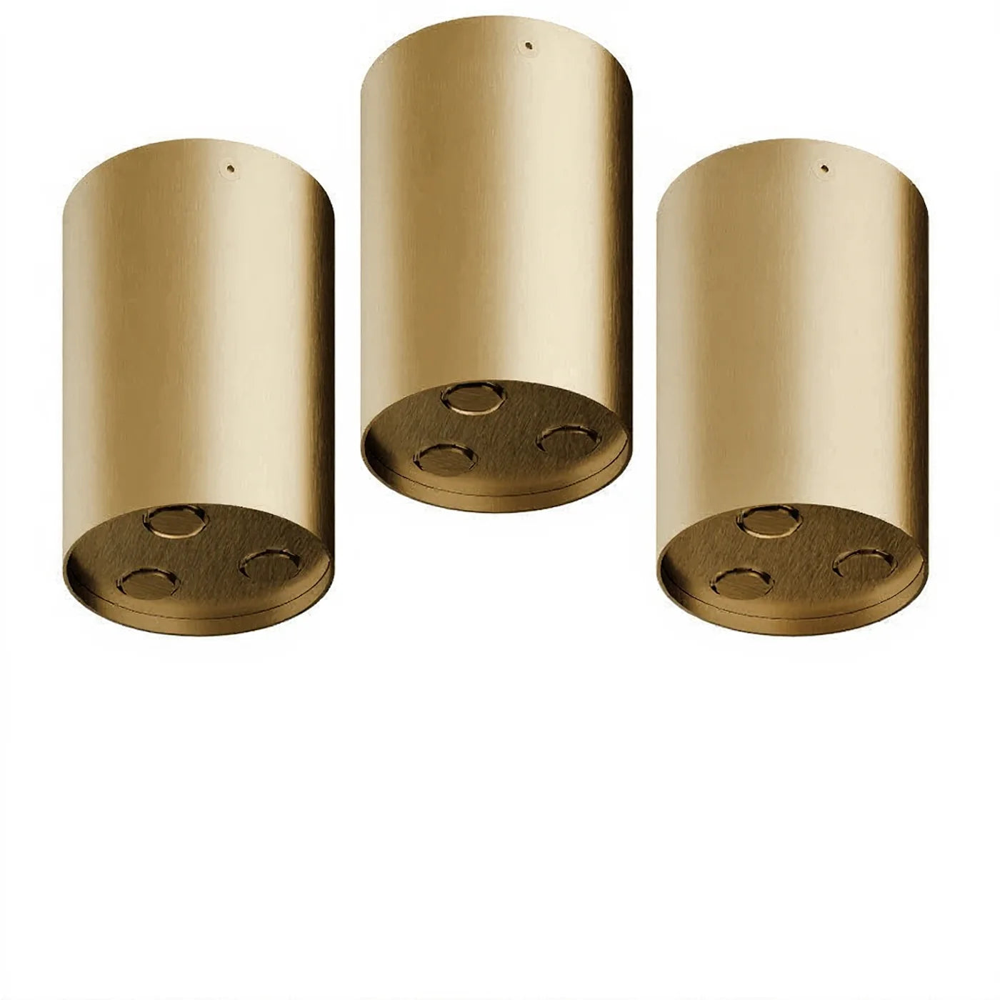 Douche de tête au plafond à 3 functions - Treemme Watertube - IT RTBR 420 IS - Yellow Gold-PVD (PVD04)