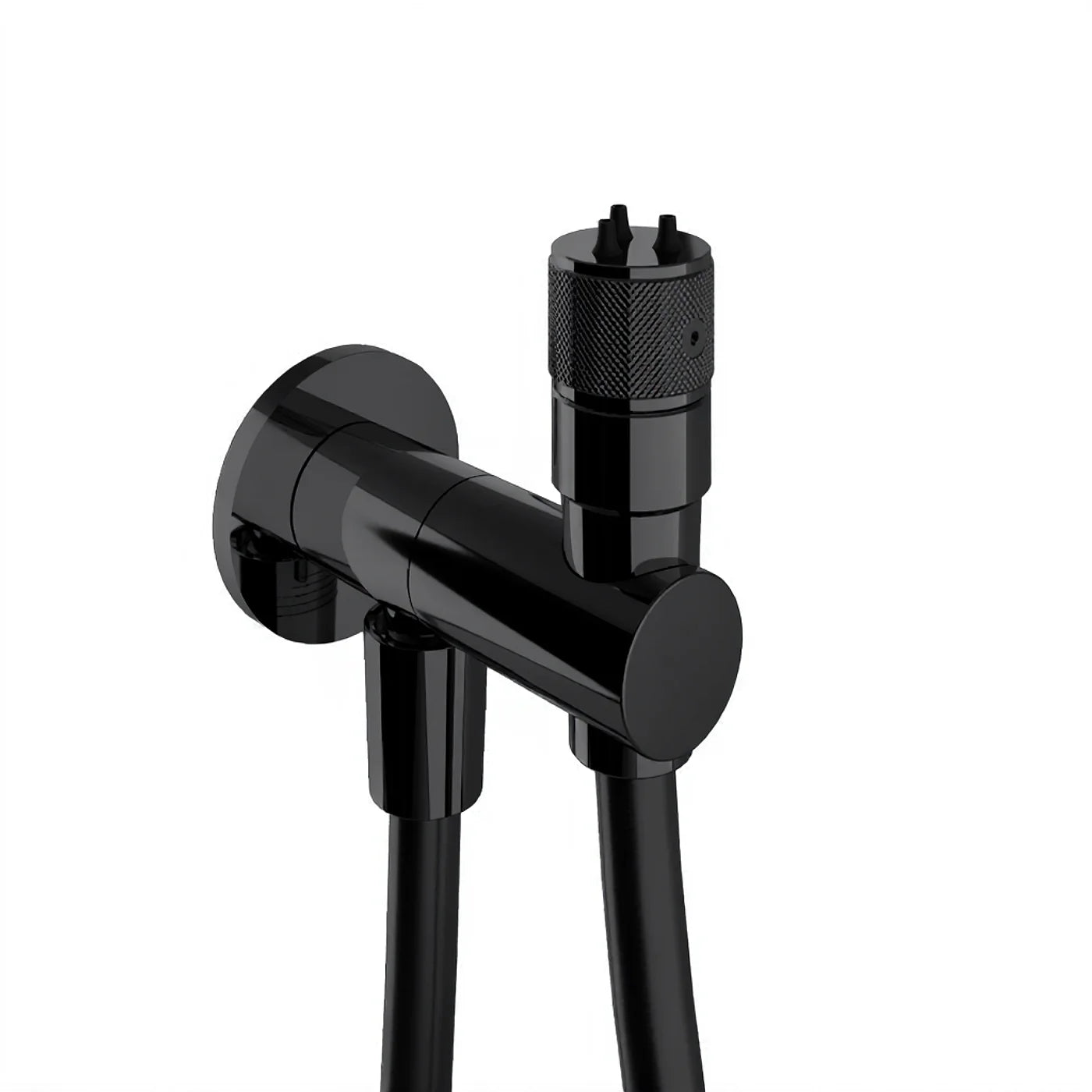 Douchette pour WC - Treemme Albatros - RWIT 6565 CC 05 - Noir chromé brossé (CZ)