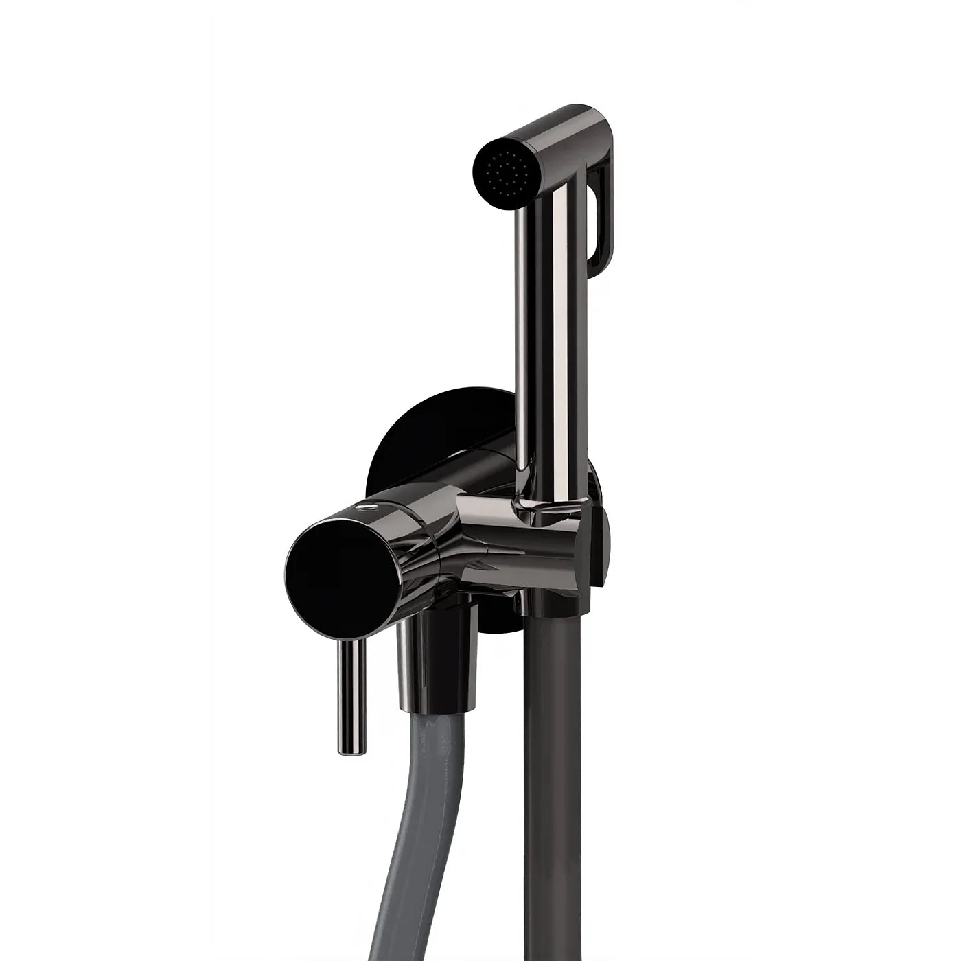 Douchette pour WC - Treemme Shower and Thermostatic - RWIT 6565 CC 40 - Noir chromé brossé (CZ)