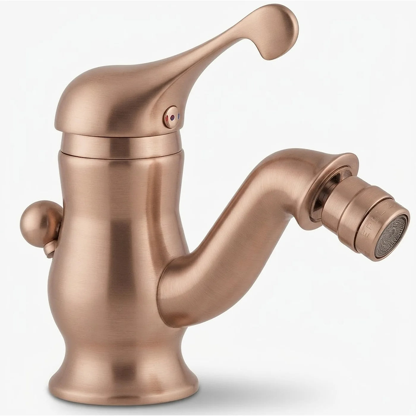 Mitigeur bidet monotrou - Treemme Piccadilly - IT 2120 CC PY ZZ - Or rose brossé (SZ)