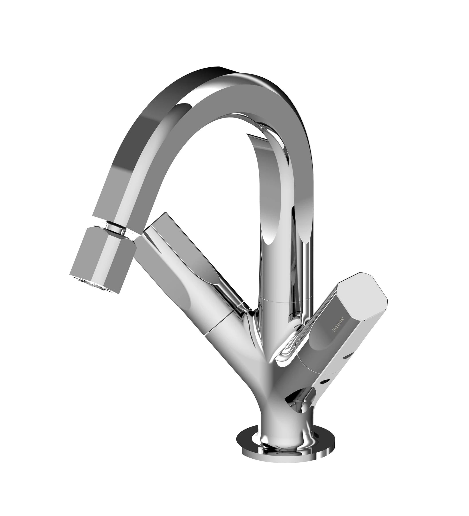 IT 3C24 CC AO ZZ Mélangeur bidet Chrome - Treemme