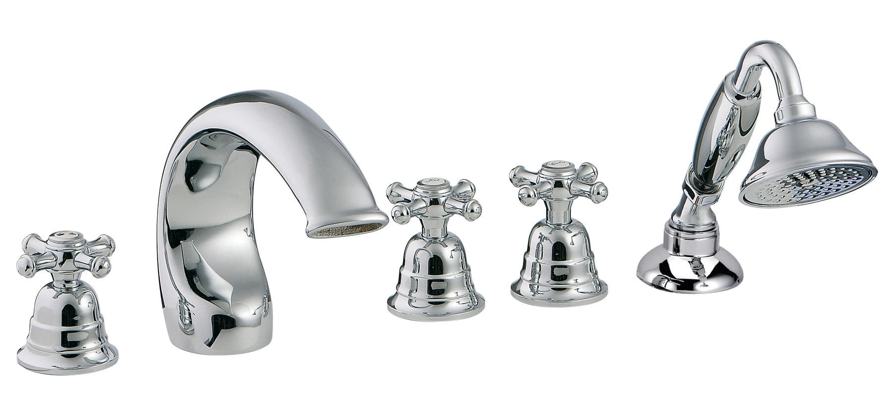 IT 4406 CC OI ZZ Mélangeur bain-douche Chrome - Treemme