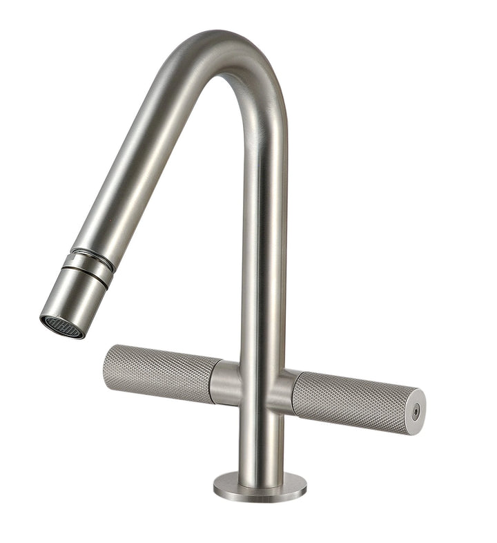 IT 6024 IS 2G ZZ Mélangeur bidet Inox brosse - Treemme