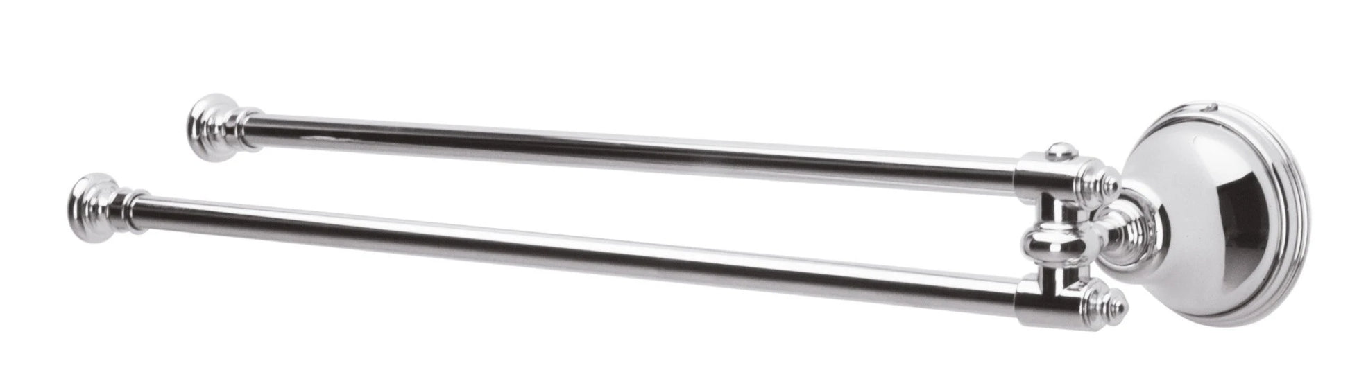 IT 8222 CC ZZ ZZ Porte serviette double mobile 45 cm Chrome - Treemme