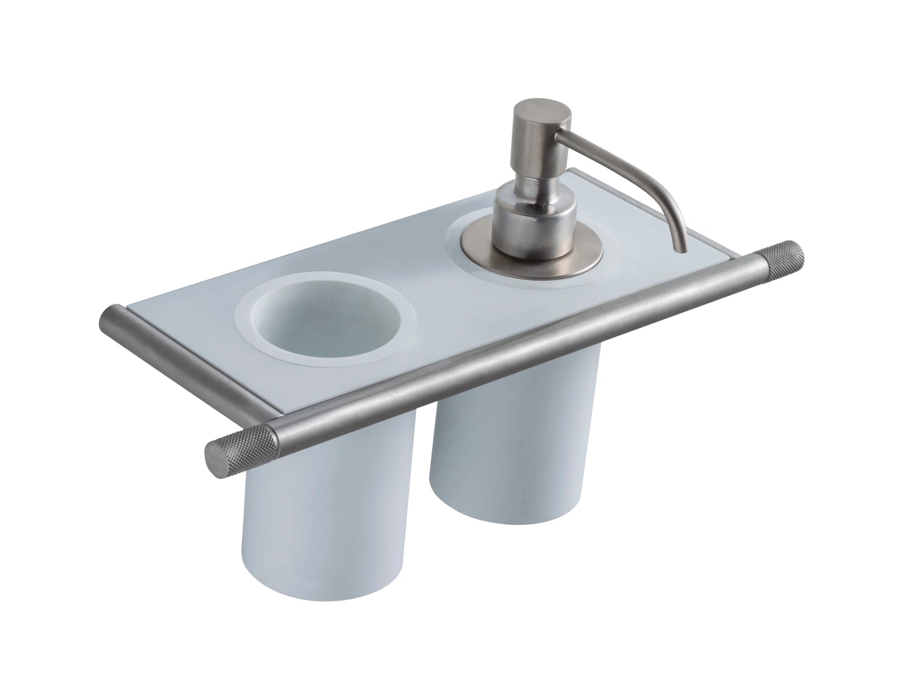 IT 8371 IS ZZ ZZ Distributeur de savon liquide et porte… Inox brosse - Treemme