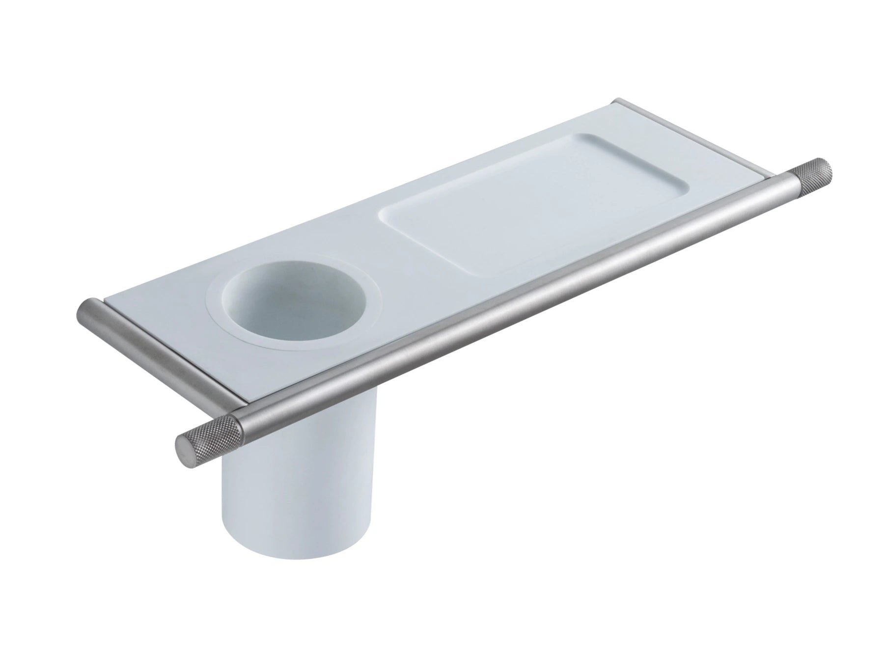 IT 8375 IS ZZ ZZ Porte verre avec tablette Inox brosse - Treemme
