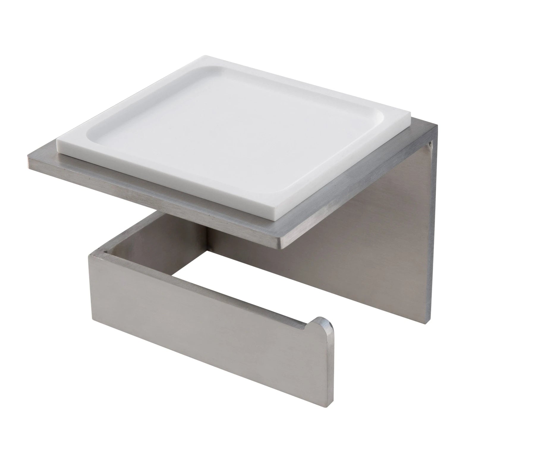 IT 9059 IS ZZ ZZ Porte papier et tablette Inox brosse - Treemme
