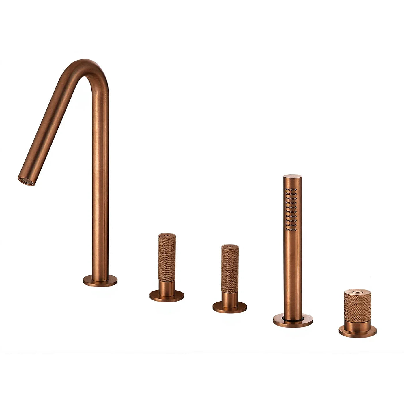 Mélangeur bain/douche 5 trous sur gorge - Treemme 22mm - IT 6006 IS 2G ZZ - Bronze-PVD (PVD03)