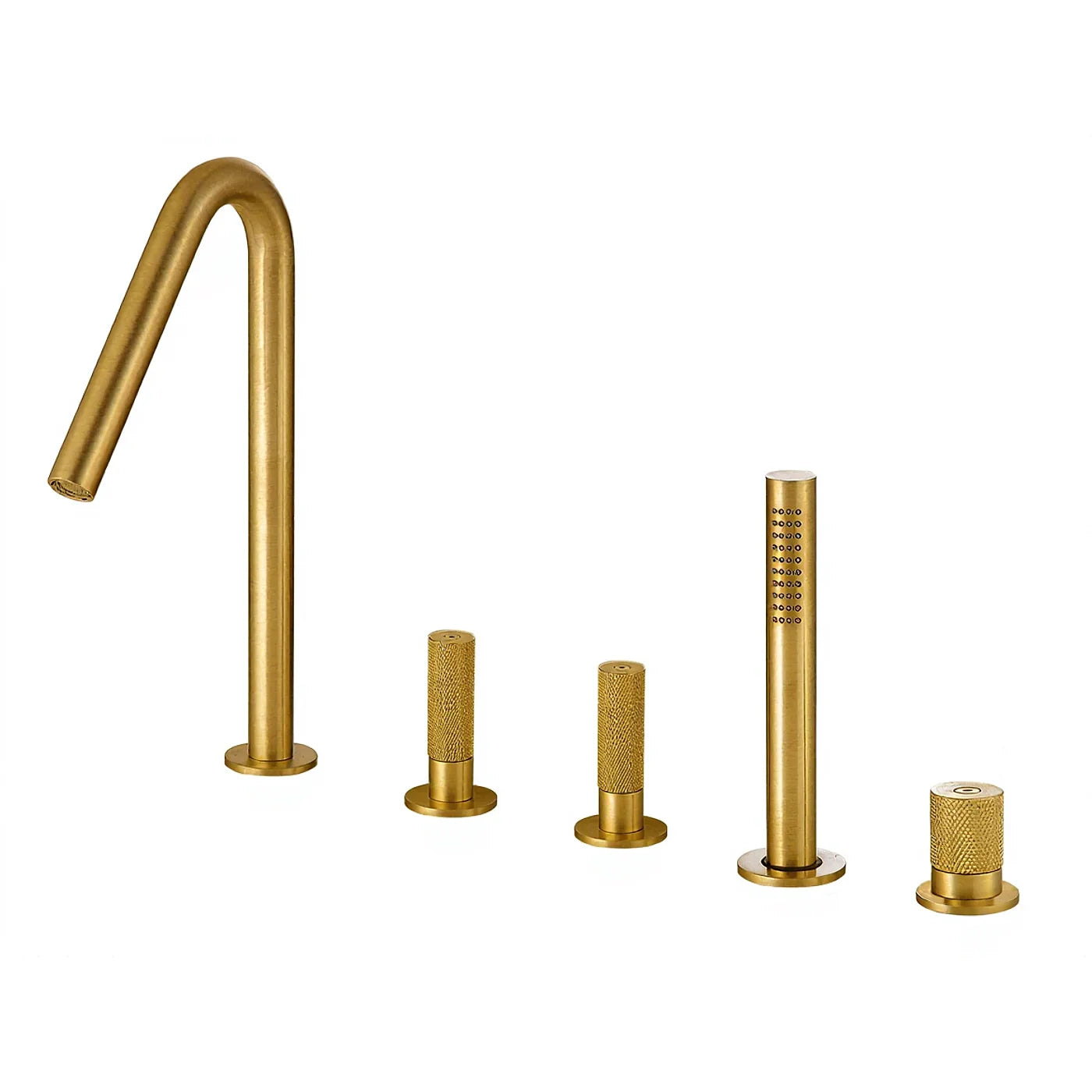 Mélangeur bain/douche 5 trous sur gorge - Treemme 22mm - IT 6006 IS 2G ZZ - Yellow Gold-PVD (PVD04)