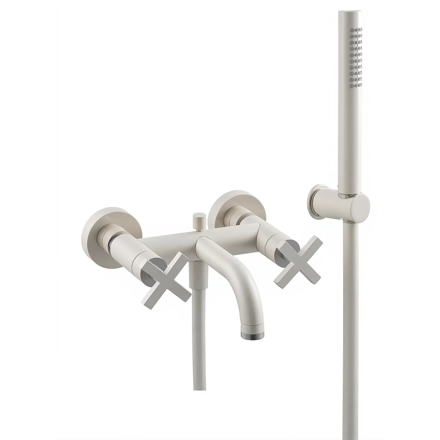 Mélangeur bain/douche mural - Treemme Line - IT 1000 CC XV ZZ - Blanc opaque (BB)