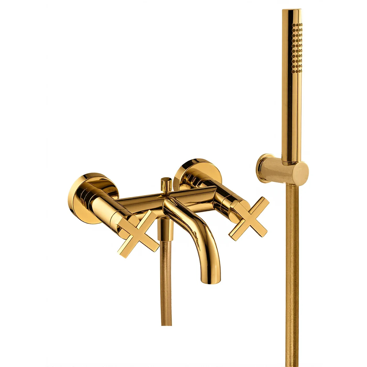 Mélangeur bain/douche mural - Treemme Line - IT 1000 CC XV ZZ - Or brossé (DZ)