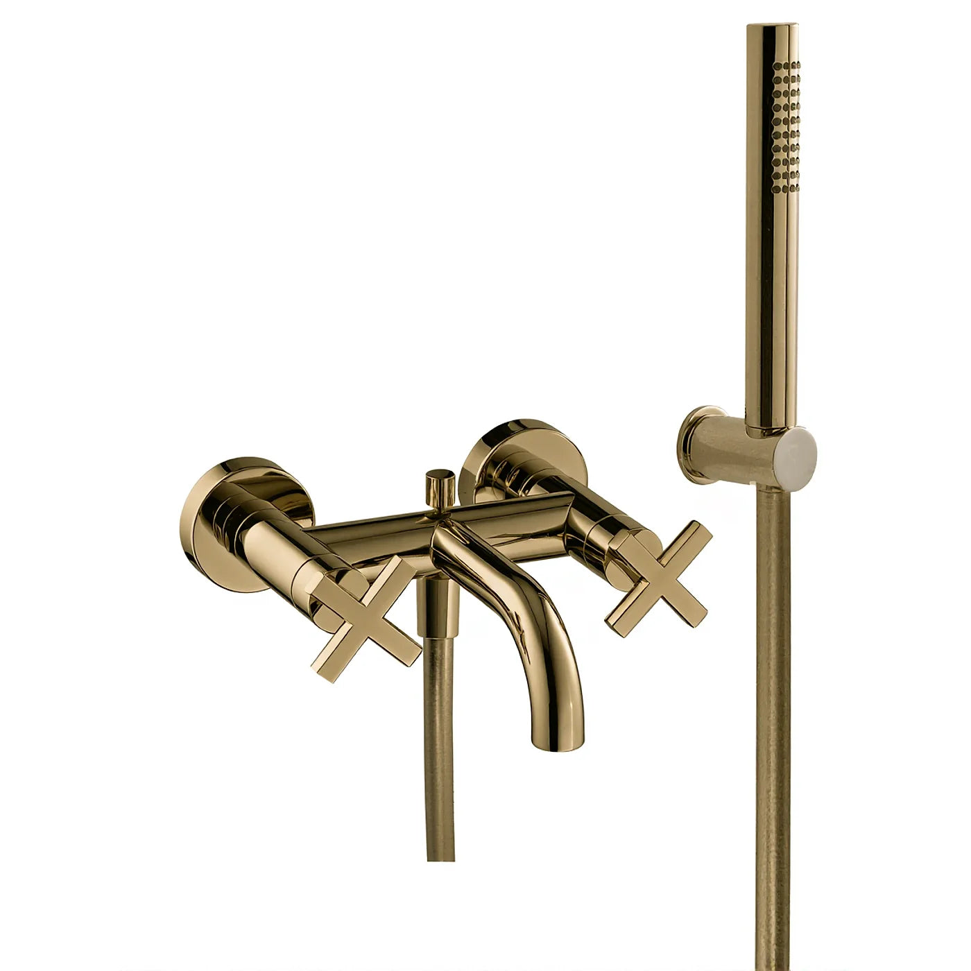 Mélangeur bain/douche mural - Treemme Line - IT 1000 CC XV ZZ - Nickel brossé (NF)