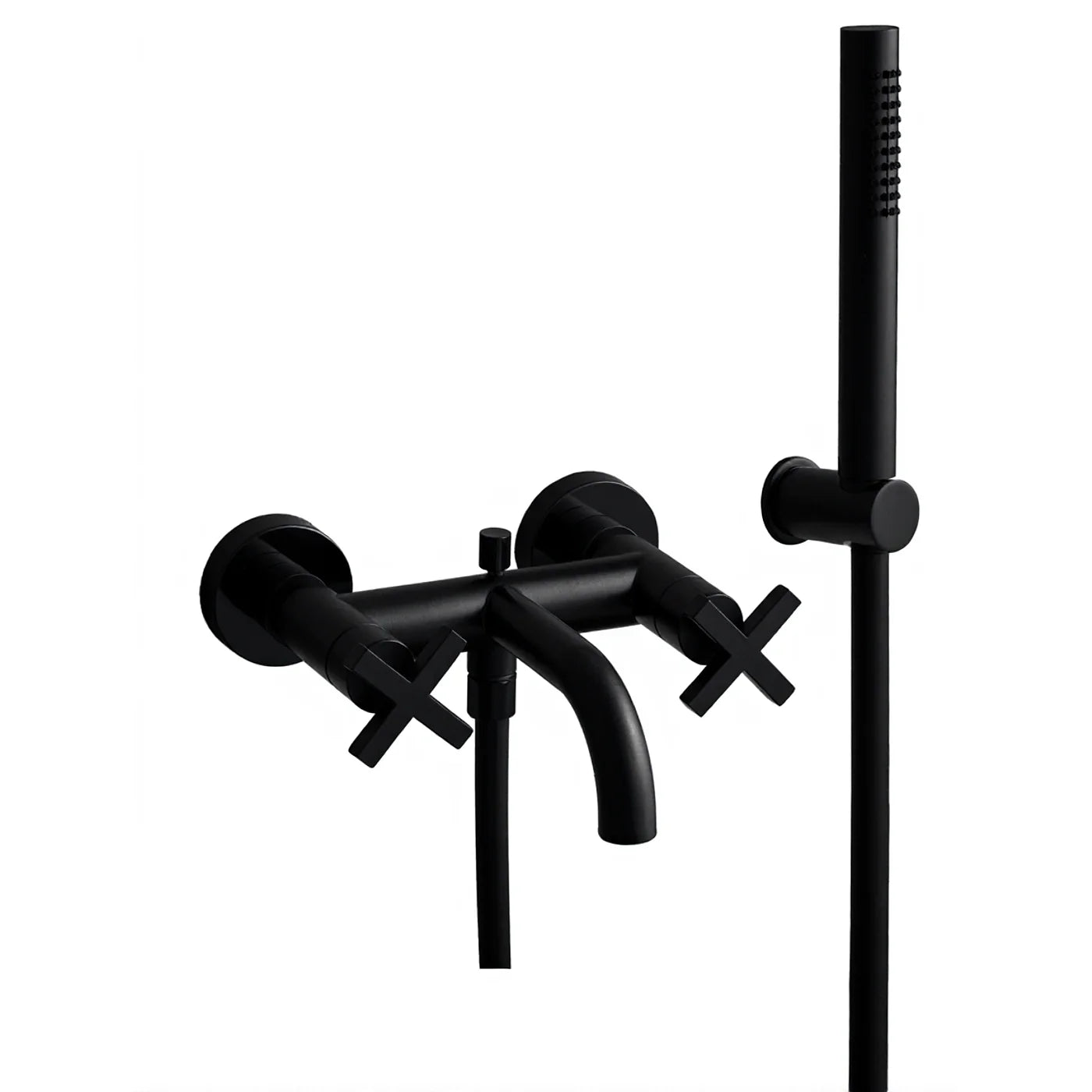 Mélangeur bain/douche mural - Treemme Line - IT 1000 CC XV ZZ - Noir opaque (NN)