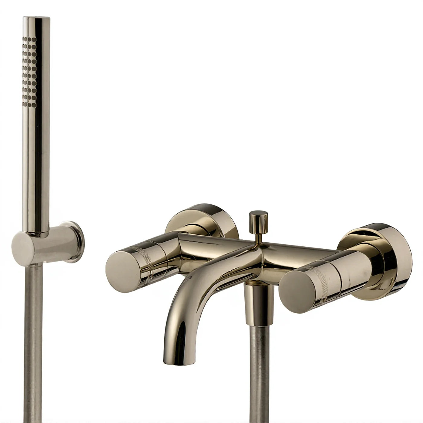 Mélangeur bain/douche mural - Treemme X-change - IT 7200 CC XR ZZ - Nickel brossé (NF)