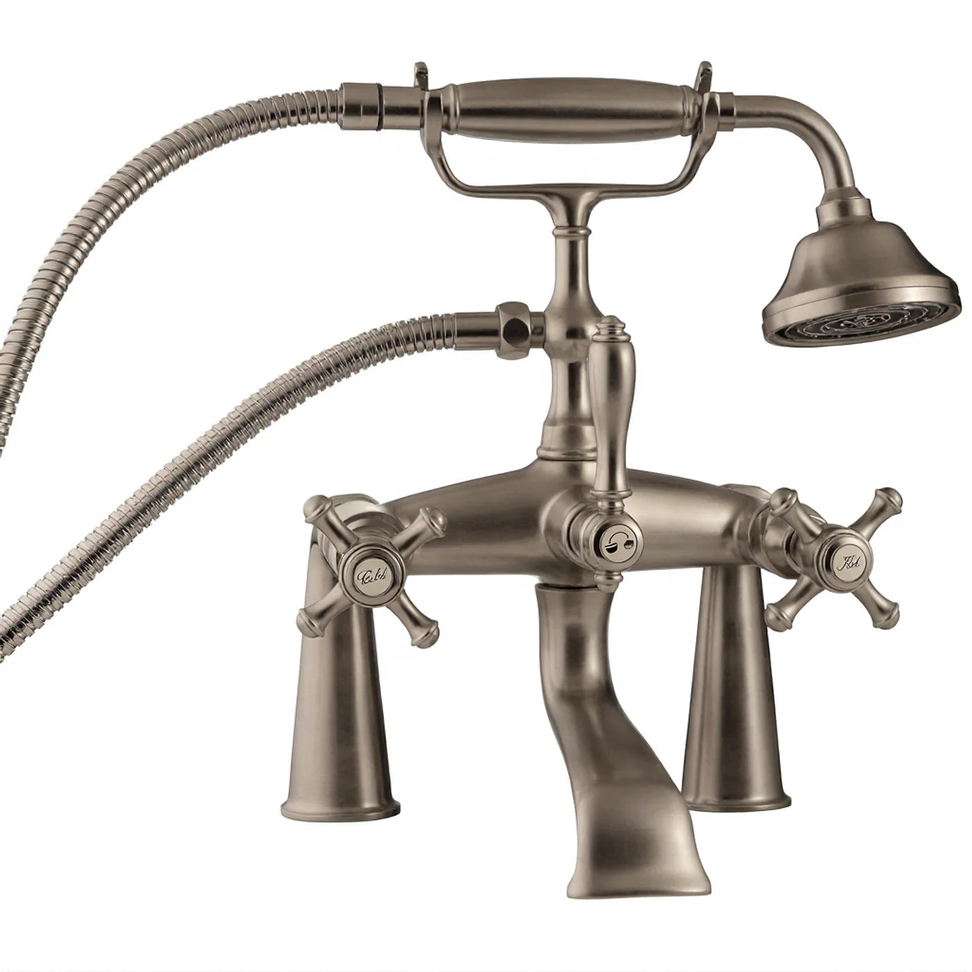 Mélangeur bain/douche sur gorge - Treemme Old Italy - IT 4407 CC OI ZZ - Nickel poli (NL)