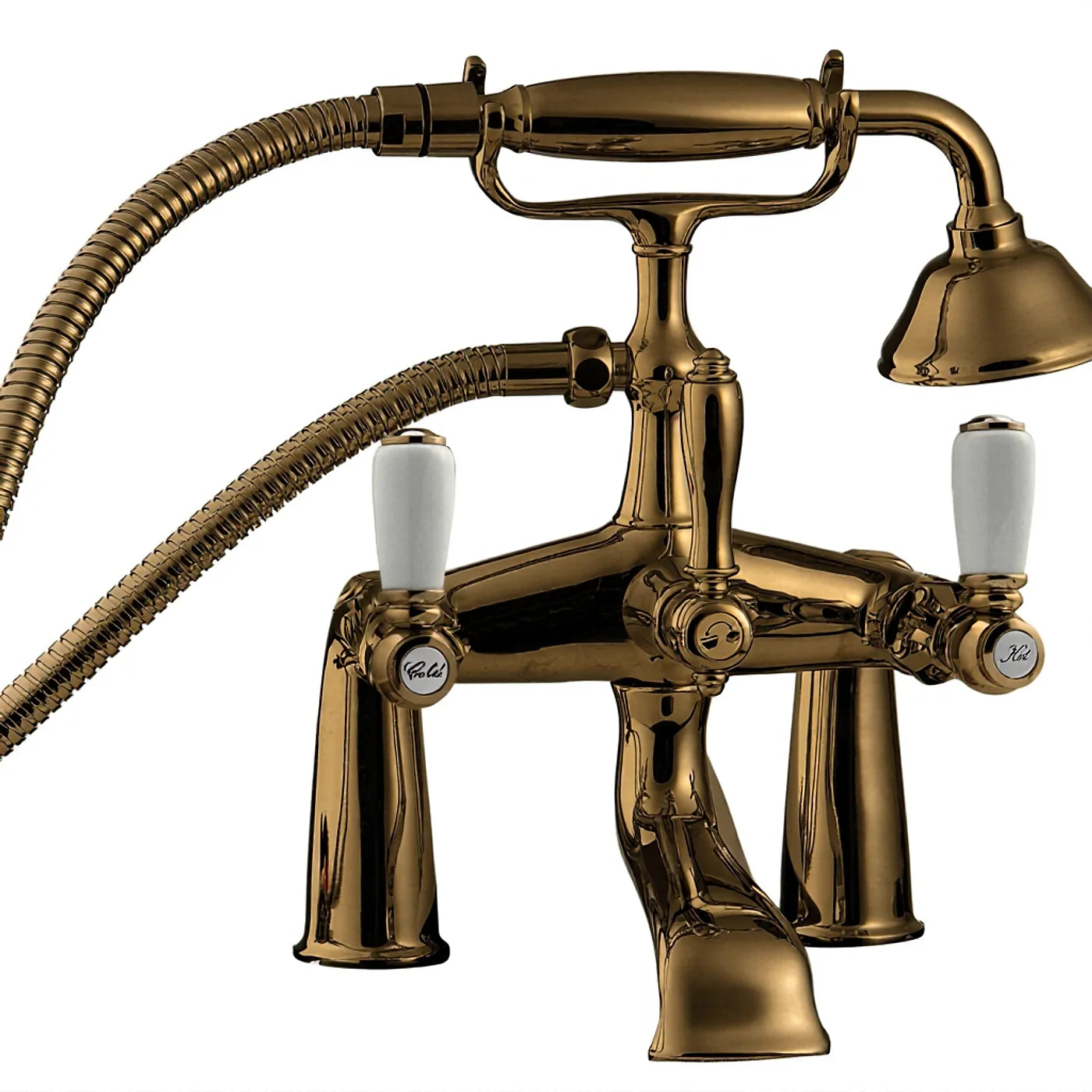 Mélangeur bain/douche sur gorge - Treemme Old Italy - IT 4407 CC SO ZZ - Bronze brossé (US)