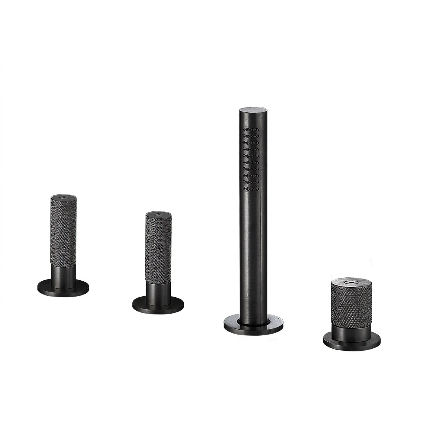 Mélangeur bain/douche sur gorge sans bec - Treemme 22mm - IT 6070 IS 2G ZZ - Gun Metal-PVD (PVD01)