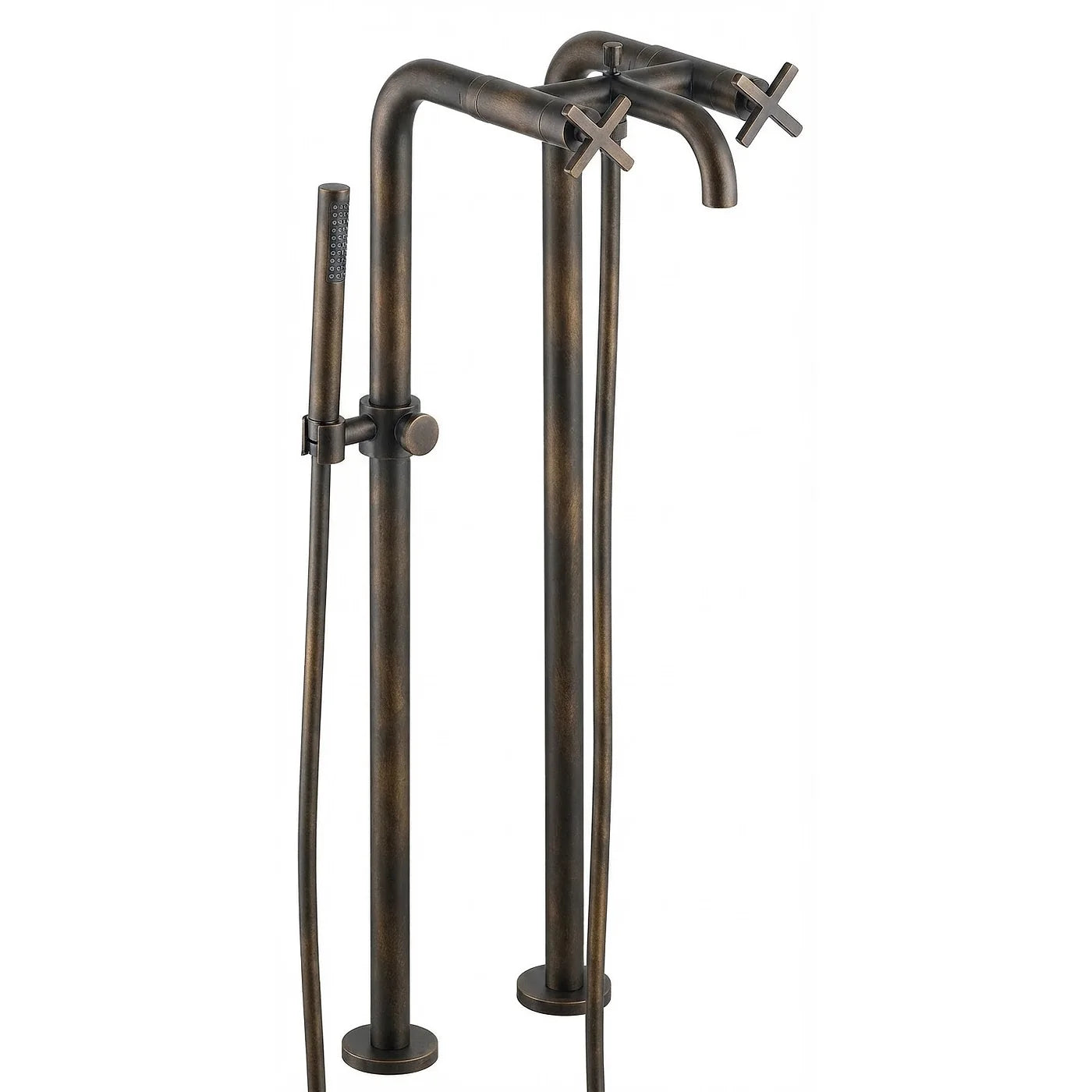 Mélangeur bain douche sur tuyaux - Treemme Line - IT 7284 CC XC ZZ - Oxydé (KK)