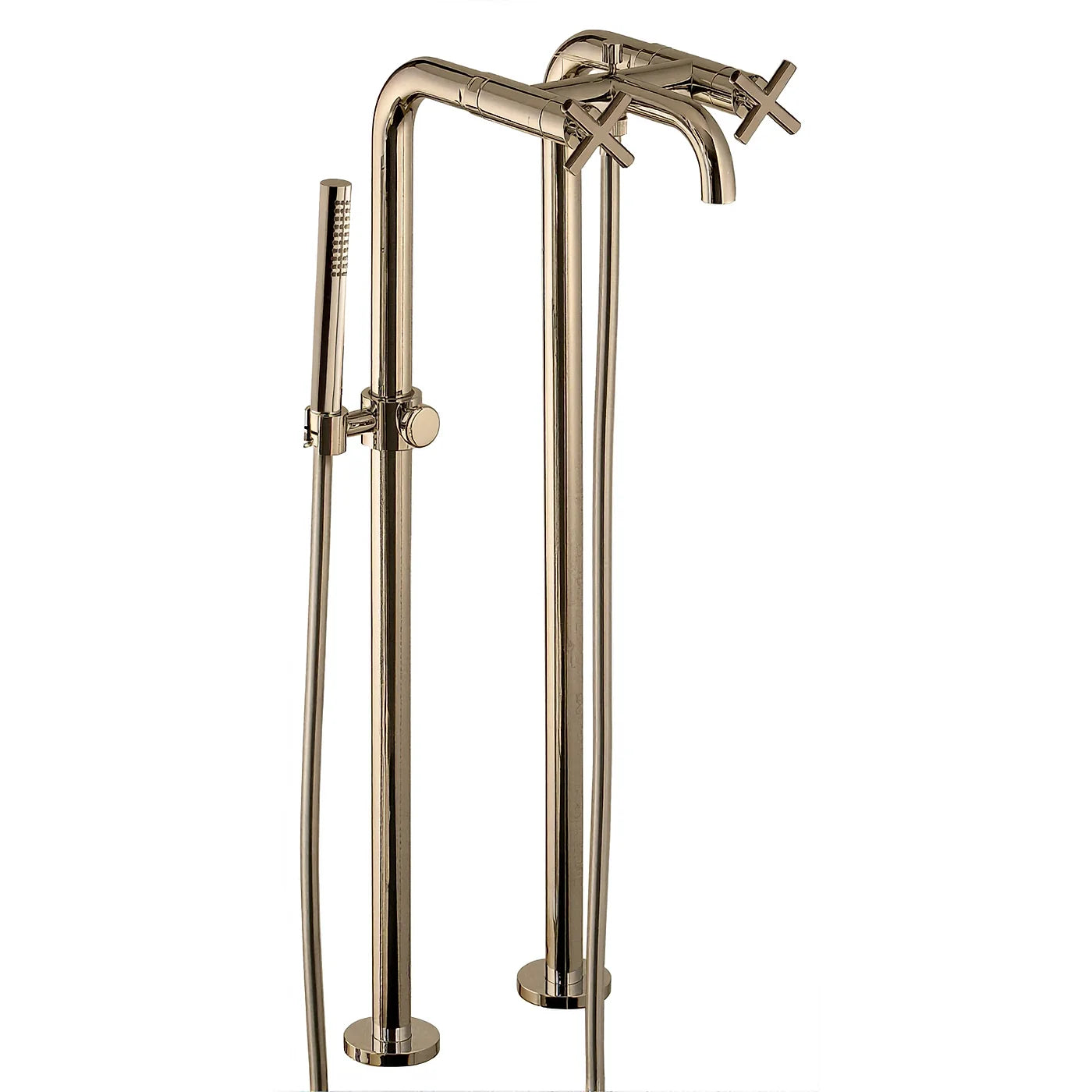 Mélangeur bain douche sur tuyaux - Treemme Line - IT 7284 CC XC ZZ - Nickel poli (NL)