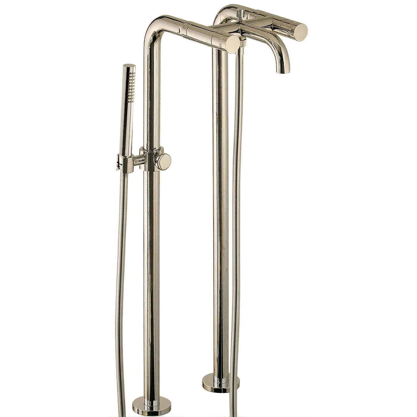Mélangeur bain douche sur tuyaux - Treemme X-change - IT 7284 CC XR ZZ - Nickel brossé (NF)