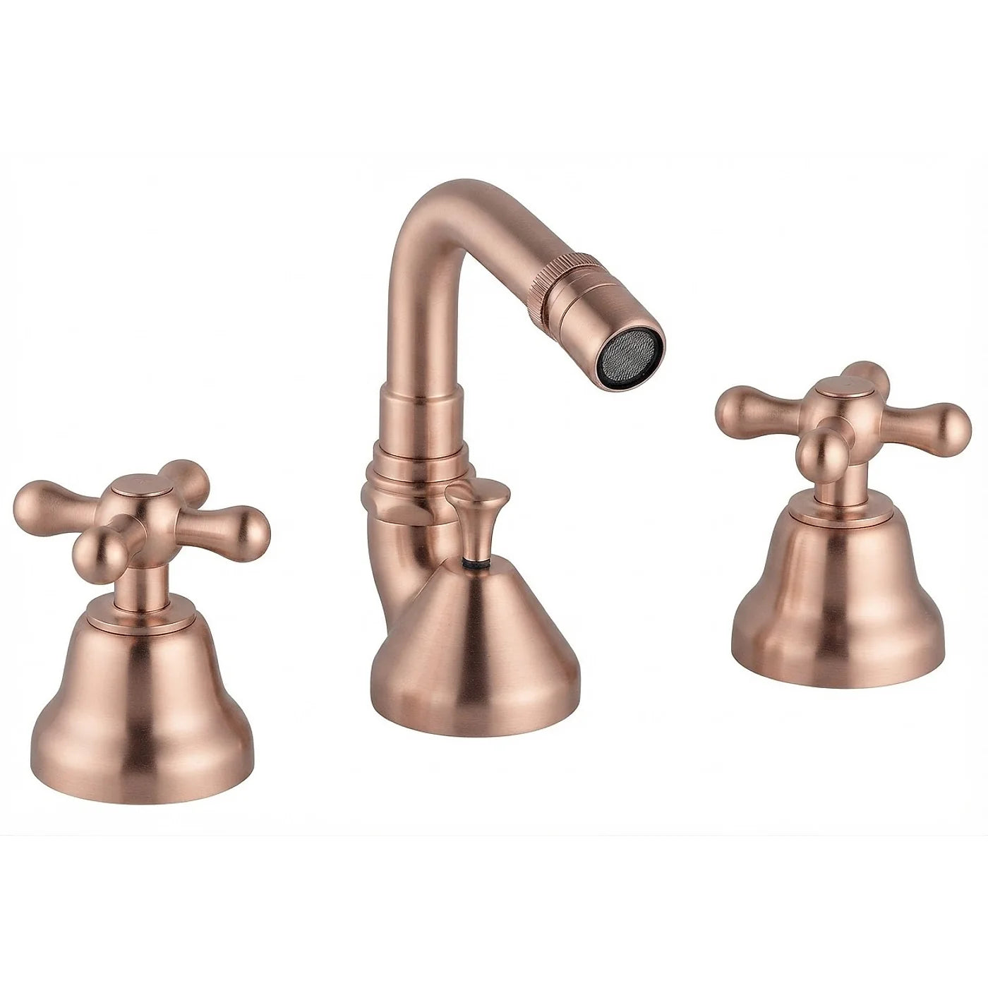 Mélangeur bidet 3 trous - Treemme Romantica - IT 3627 CC PV ZZ - Or rose brossé (SZ)