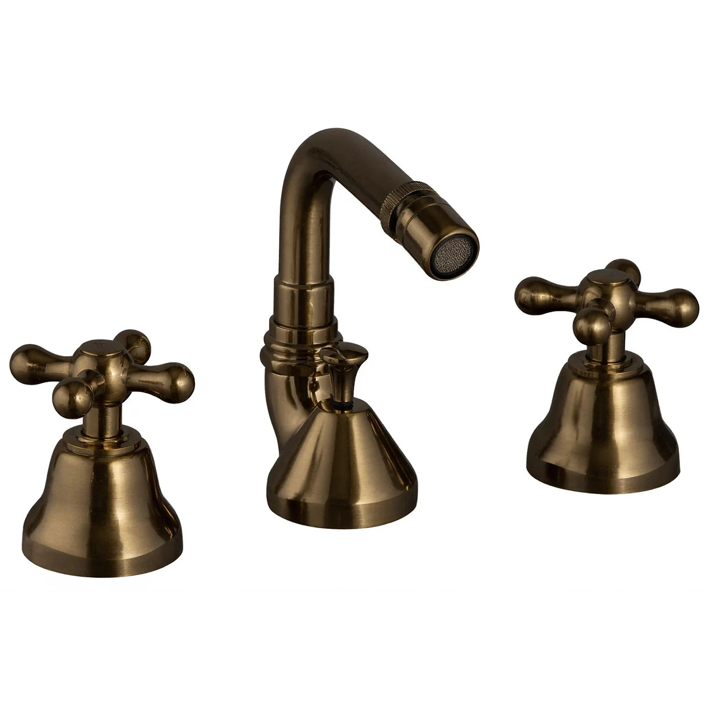 Mélangeur bidet 3 trous - Treemme Romantica - IT 3627 CC PV ZZ - Bronze brossé (US)