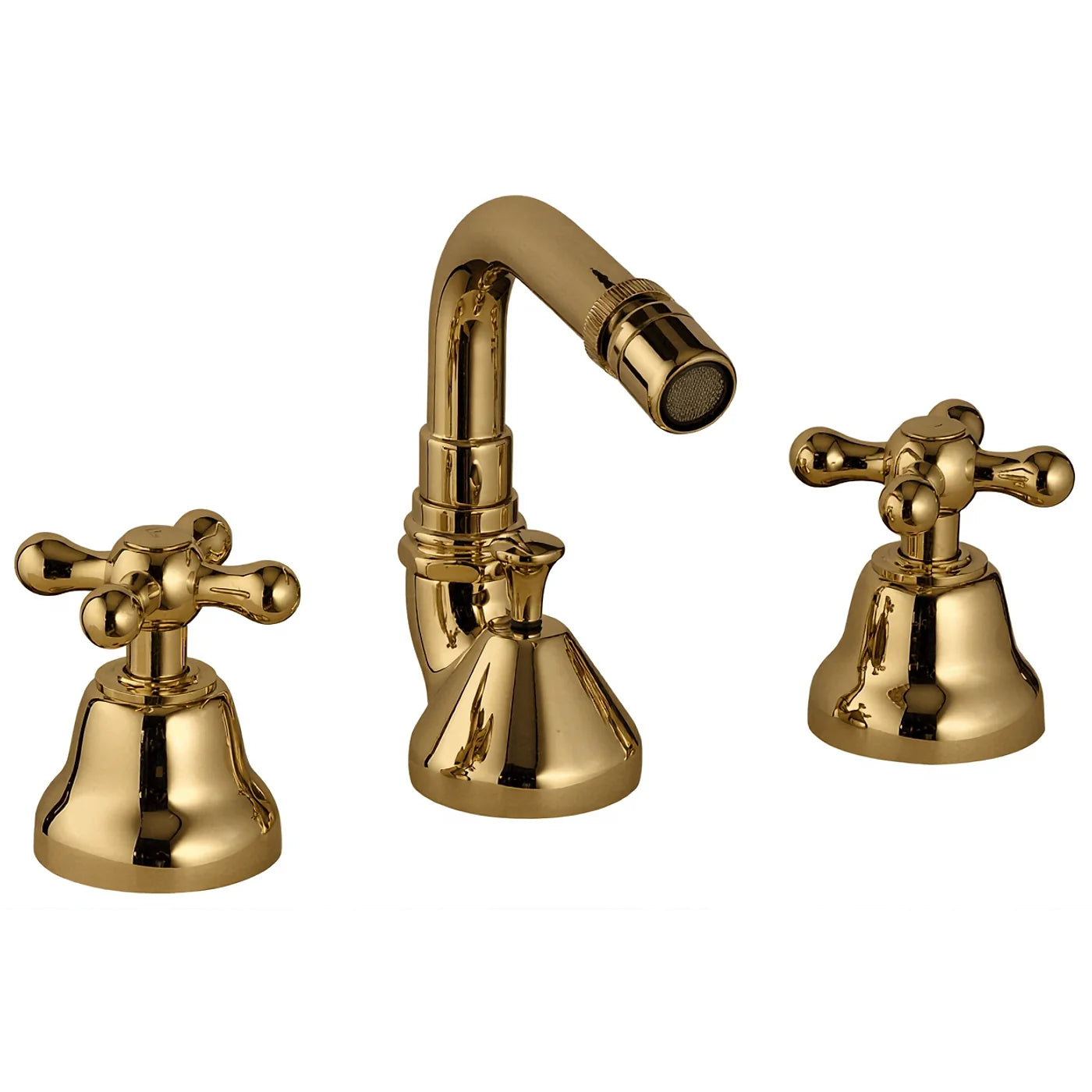 Mélangeur bidet 3 trous - Treemme Romantica - IT 3627 CC PV ZZ - Laiton brossé (UZ)