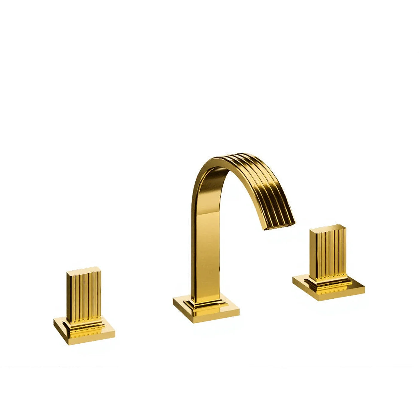 Mélangeur bidet 3 trous - Treemme Kea - IT 7A27 CC KO ZZ - Or 24 (DD)