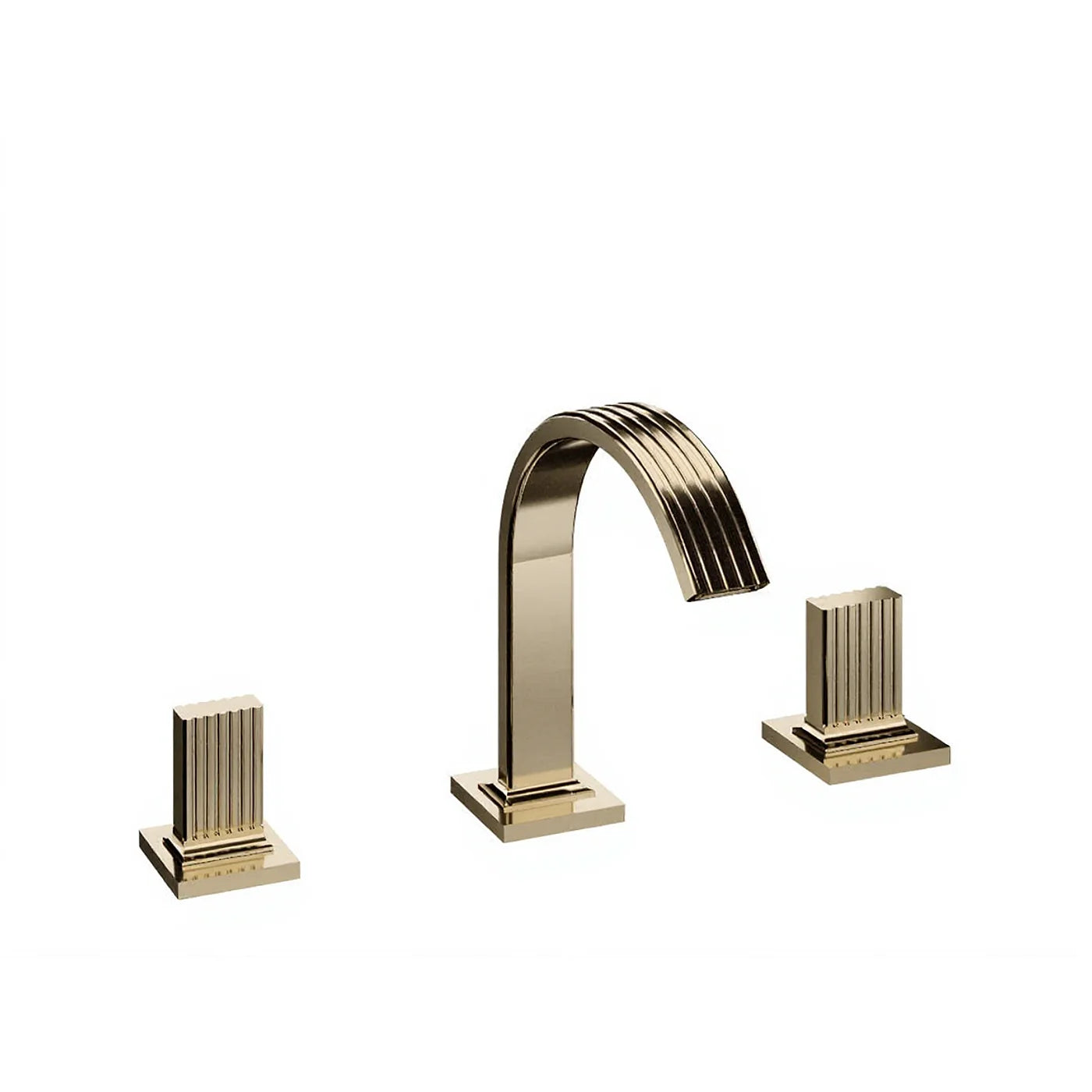 Mélangeur bidet 3 trous - Treemme Kea - IT 7A27 CC KO ZZ - Nickel brossé (NF)
