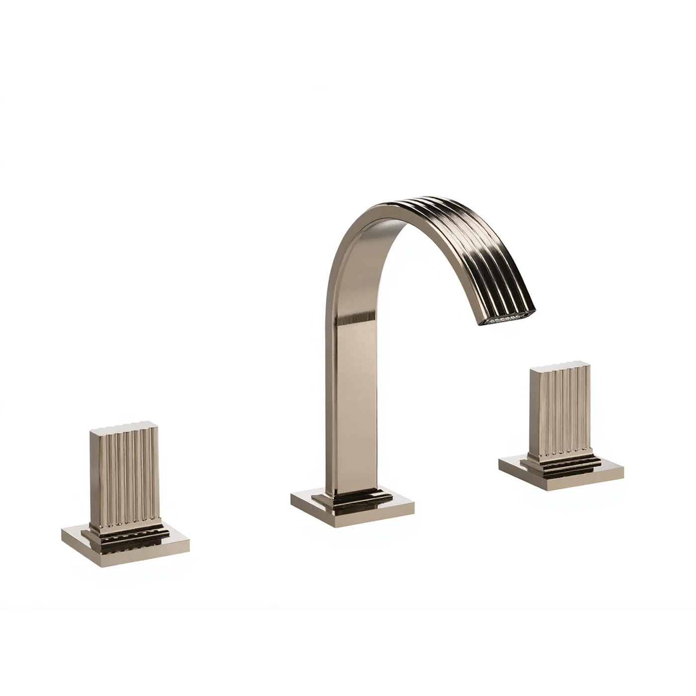 Mélangeur bidet 3 trous - Treemme Kea - IT 7A27 CC KO ZZ - Nickel poli (NL)