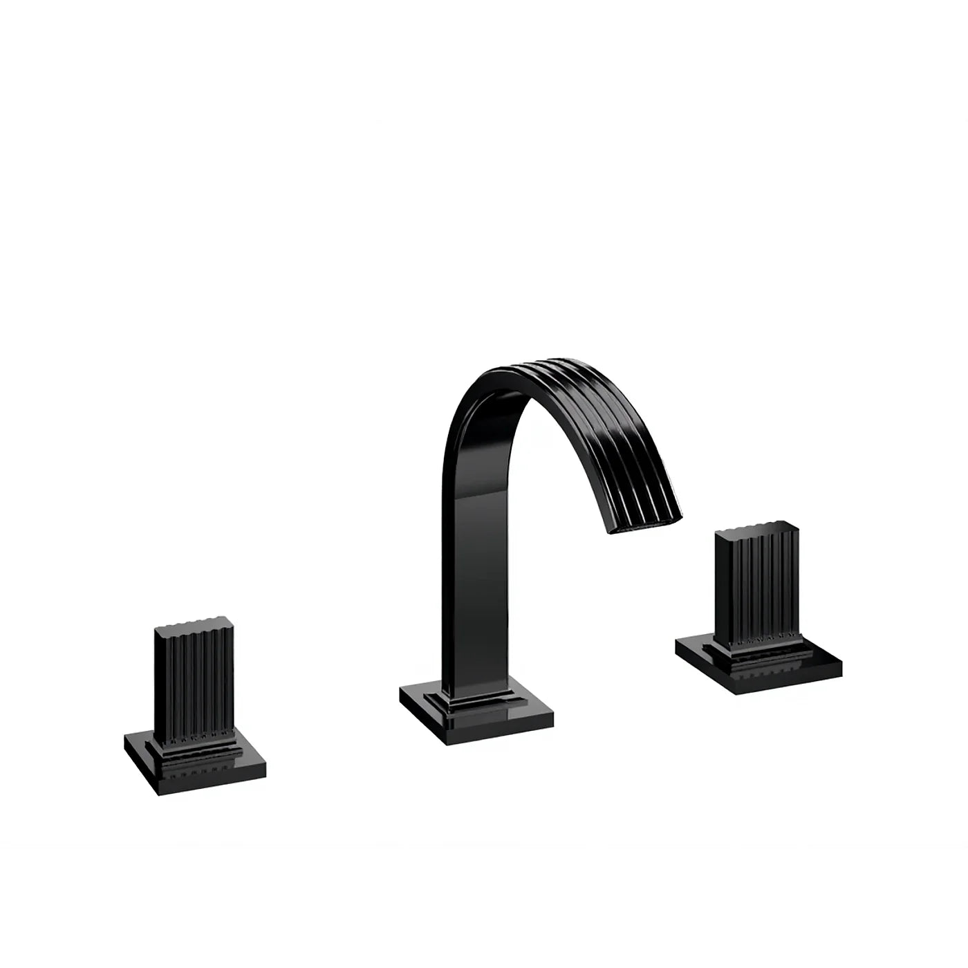 Mélangeur bidet 3 trous - Treemme Kea - IT 7A27 CC KO ZZ - Noir opaque (NN)
