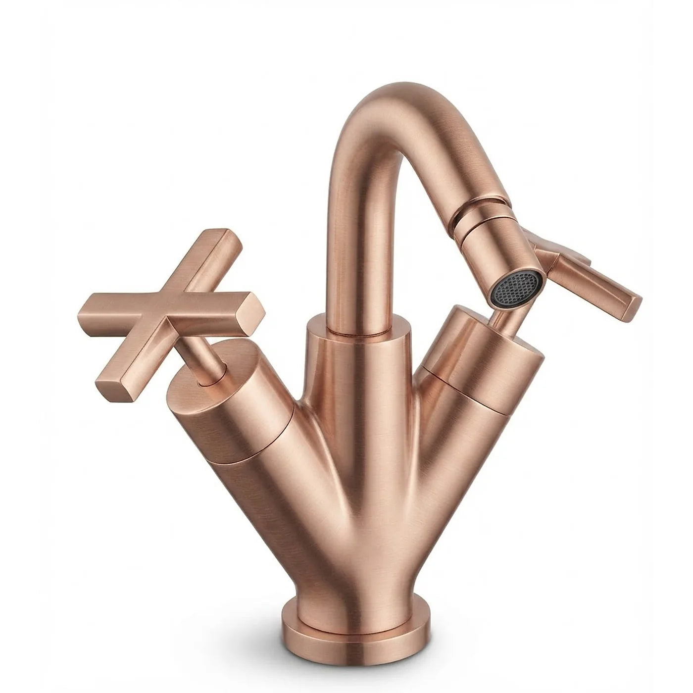 Mélangeur bidet monotrou - Treemme Line - IT 1024 CC XV ZZ - Or rose brossé (SZ)