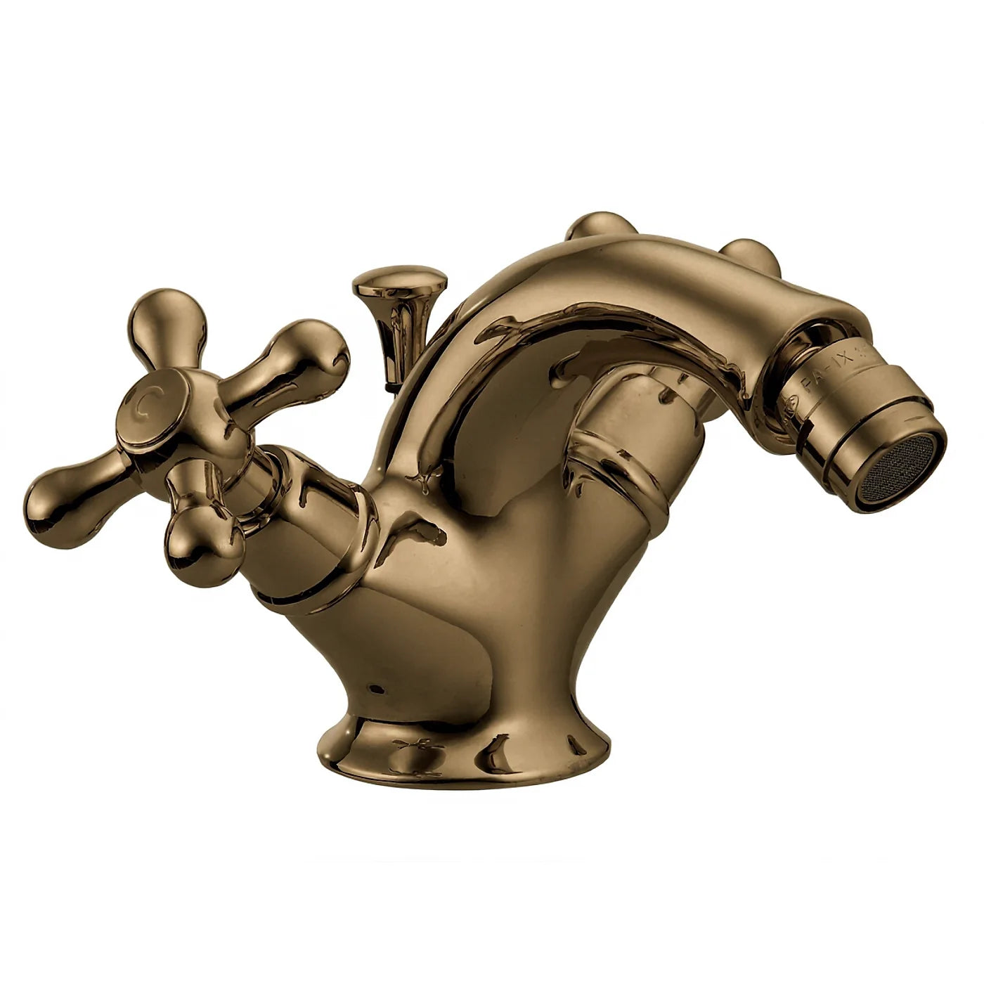 Mélangeur bidet monotrou - Treemme Romantica - IT 3624 CC PV ZZ - Bronze brossé (US)