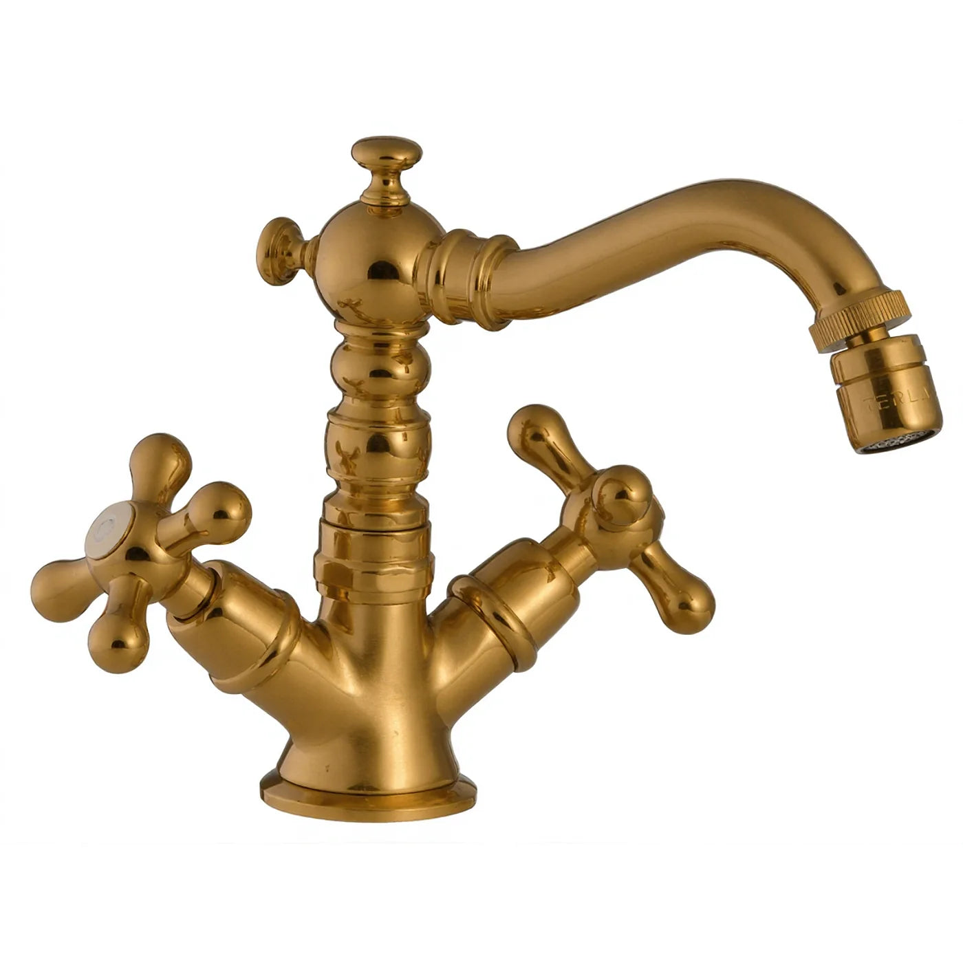 Mélangeur bidet monotrou - Treemme Romantica - IT 3629 CC PV ZZ - Or 24 (DD)