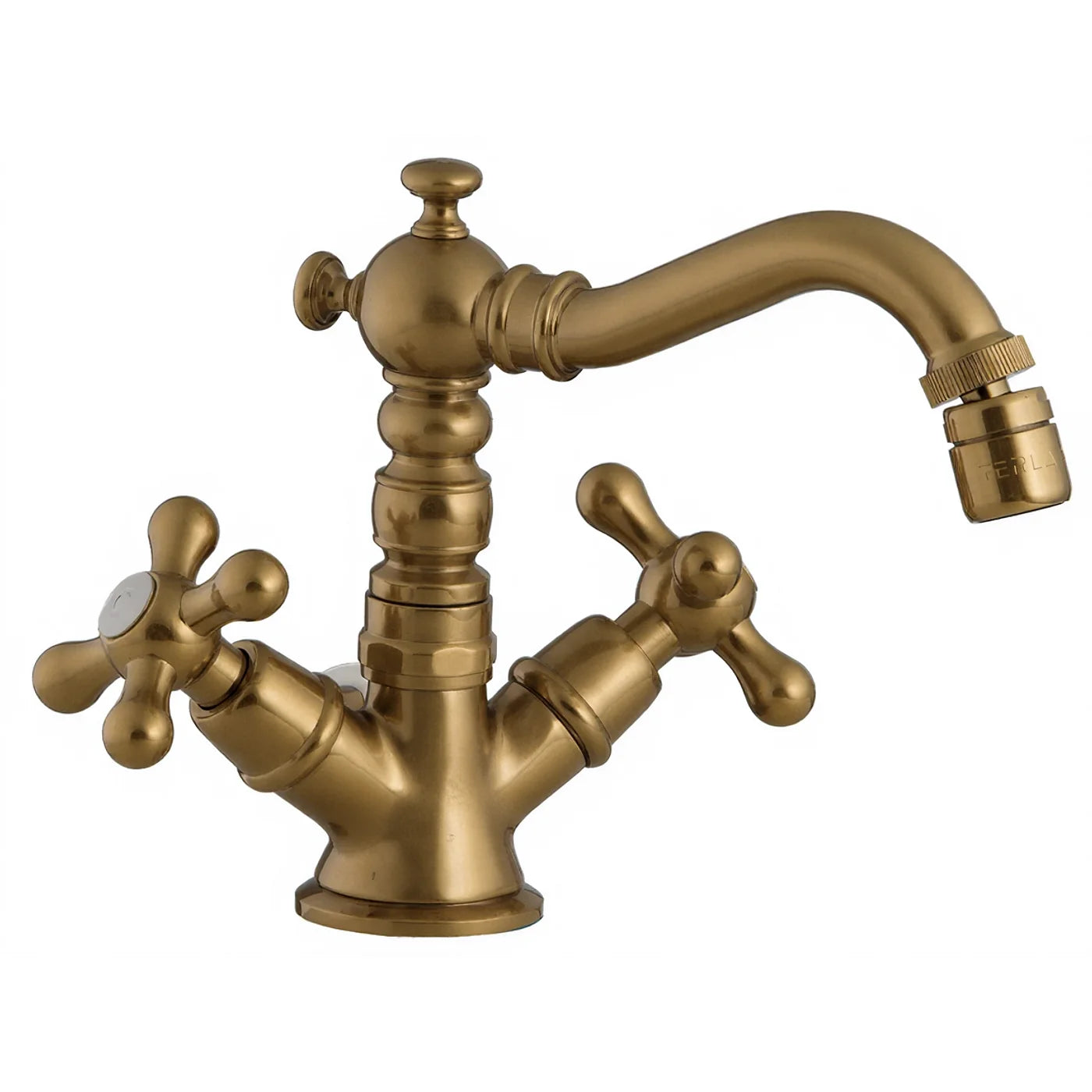 Mélangeur bidet monotrou - Treemme Romantica - IT 3629 CC PV ZZ - Laiton brossé (UZ)