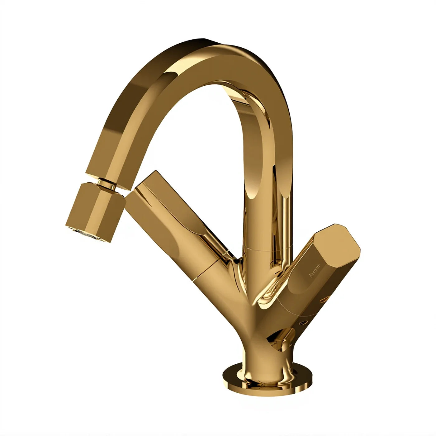 Mélangeur bidet monotrou - Treemme Appia - IT 3C24 CC AO ZZ - Or brossé (DZ)